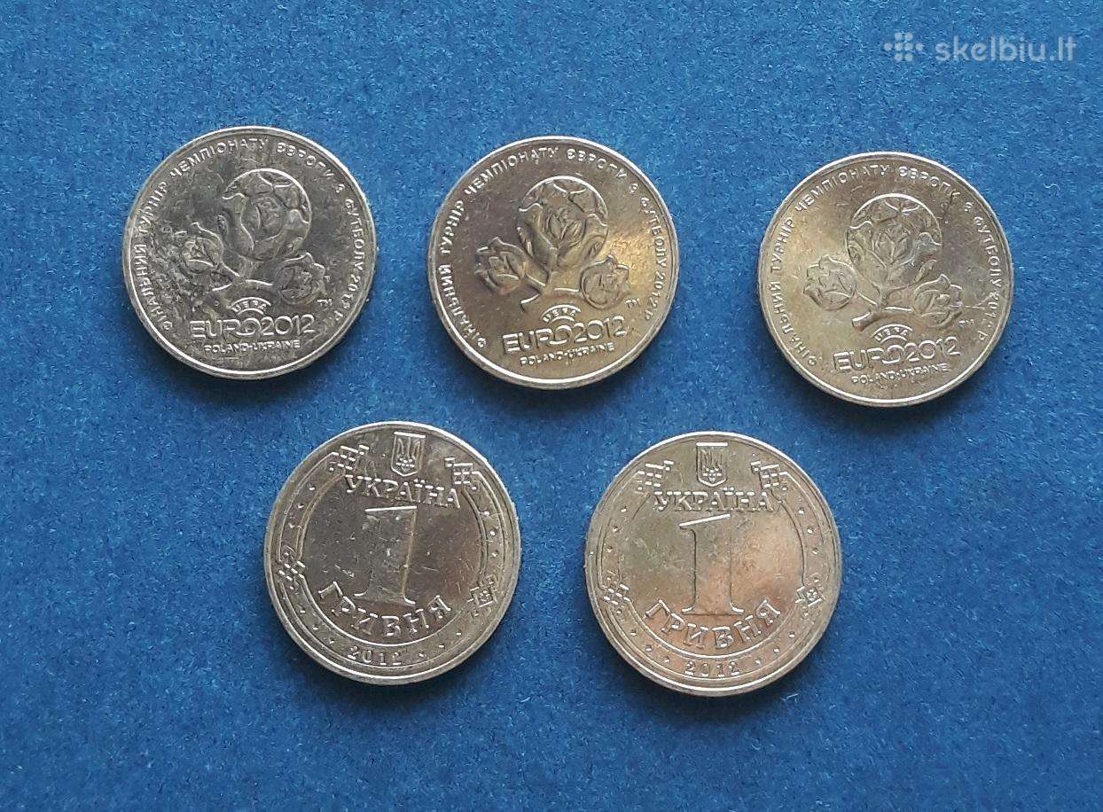 Ukraina 1 hryvnia 2012 Euro-2012 Futbolas