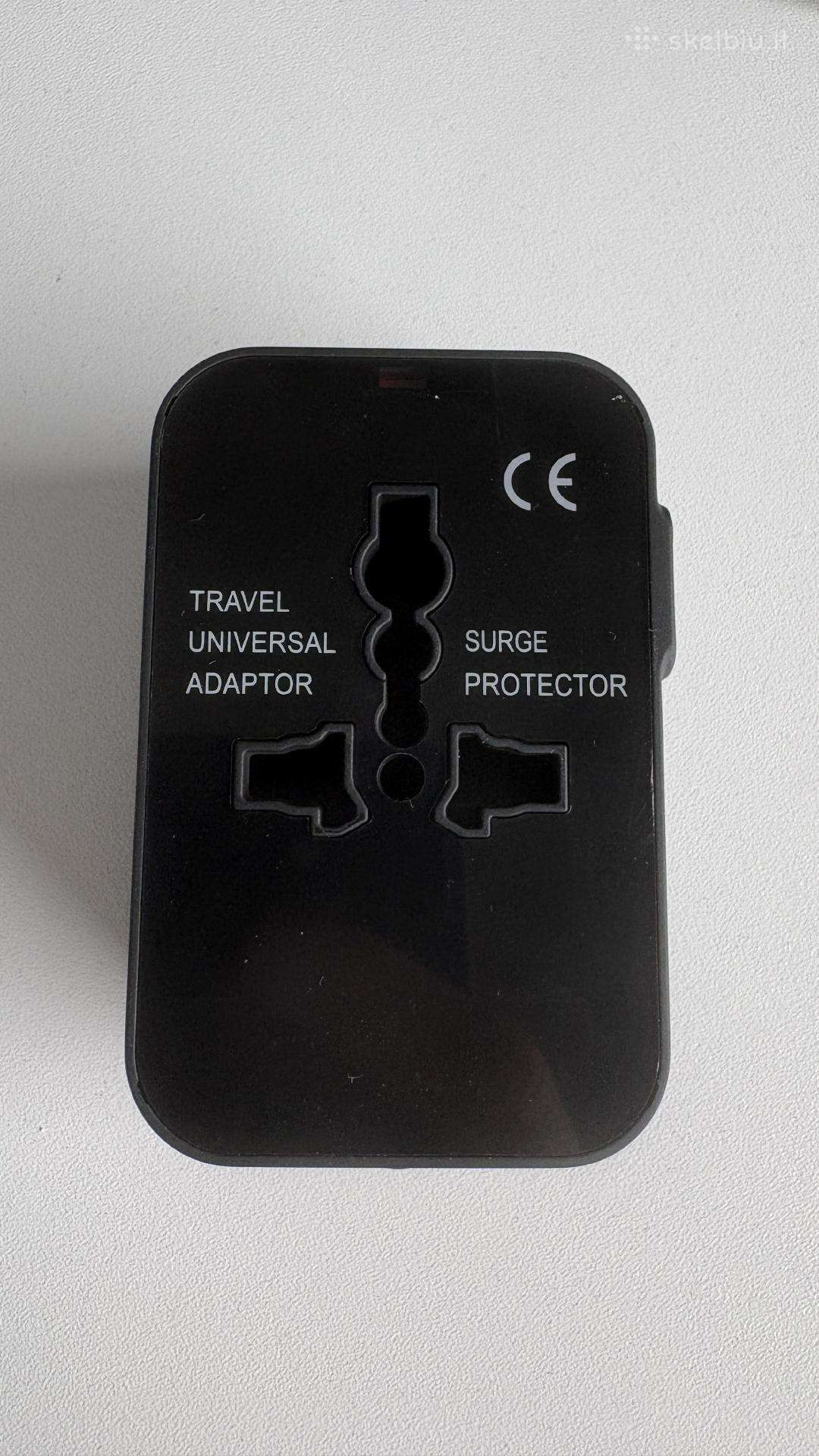 220v adapteris kelioninis Tech-protect Ta300