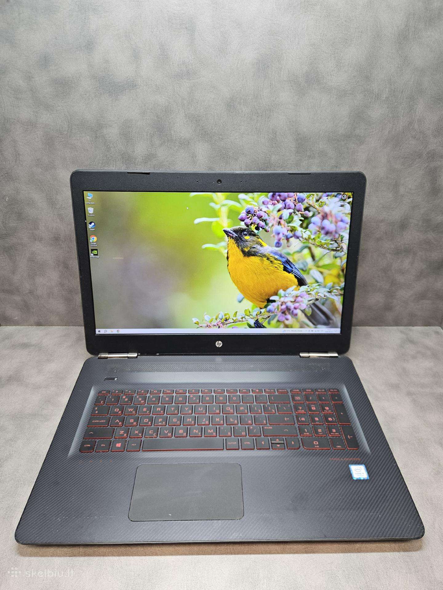 Hp Omen/17.3"fhd/gtx 1050/i5-7/16r/240ssd+320hdd