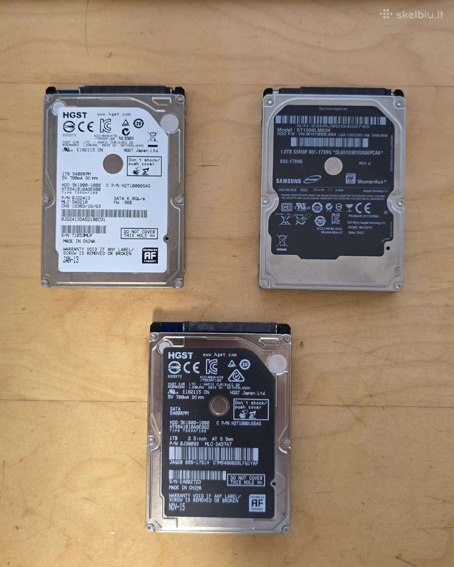 2.5" Sata HDD laptopams desktopams serveriams Nvr