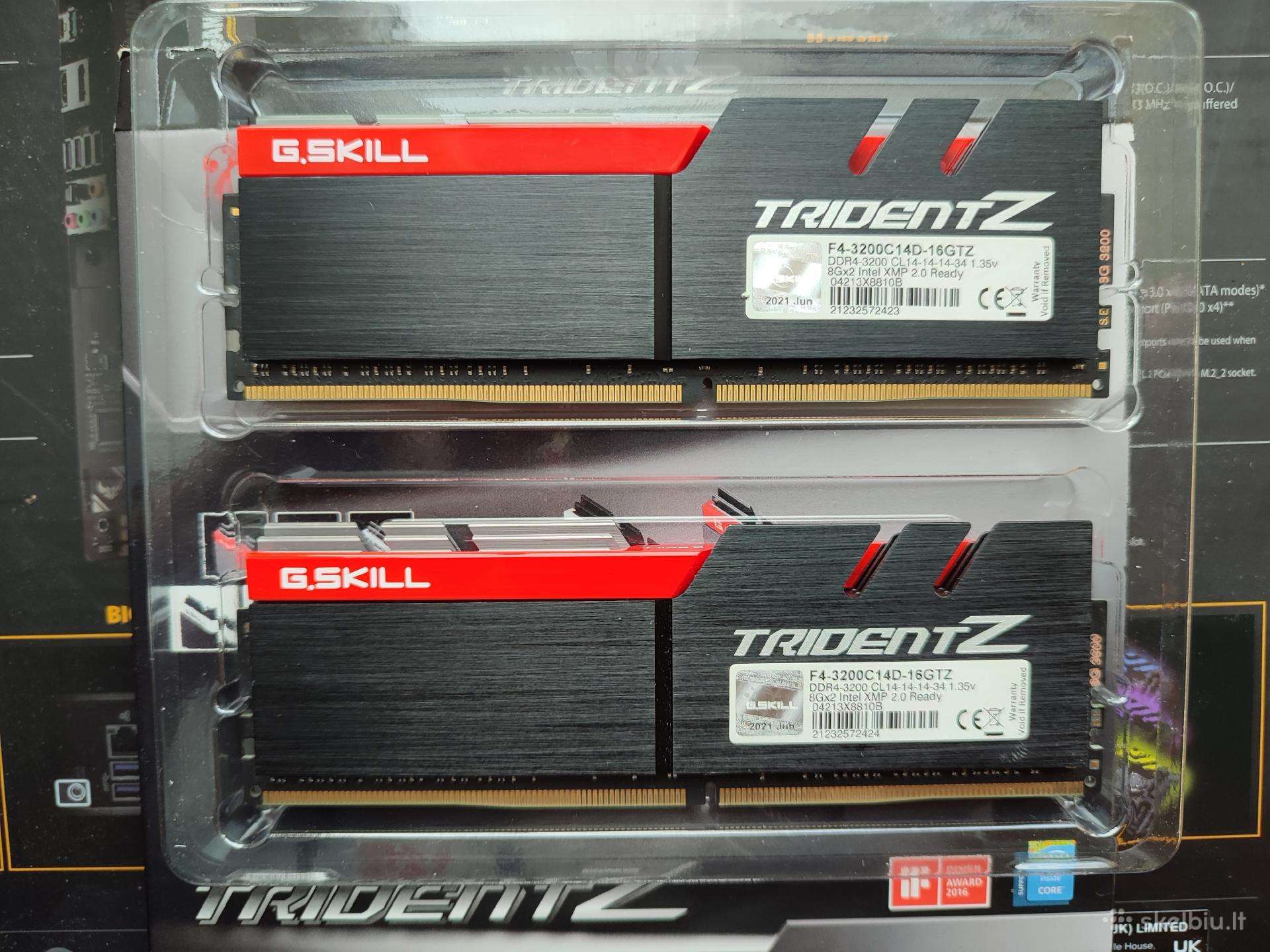 Ddr4 G.skill 16gb 3200mhz Cl 14-14-14