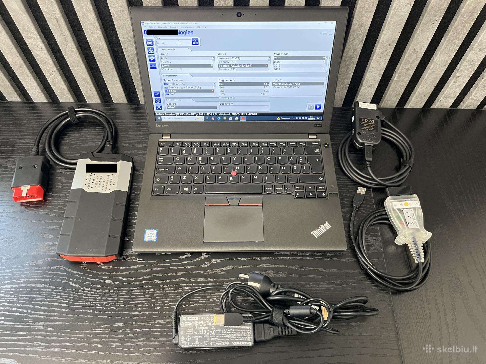 Lenovo kompiuteris su diagnostikos įranga