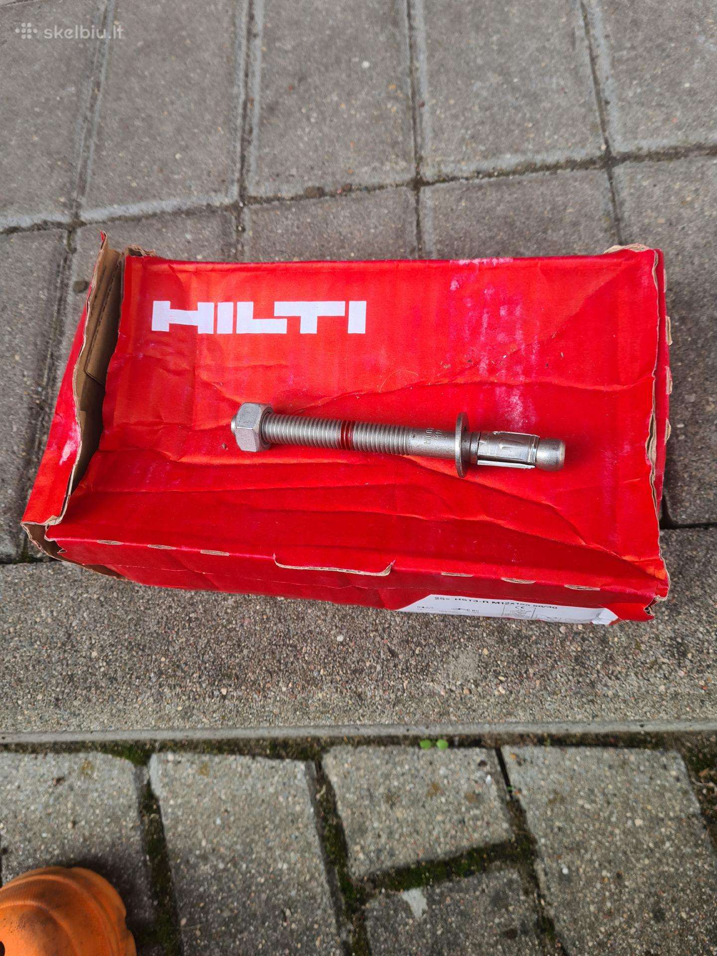 Hilti betono ankeriai.