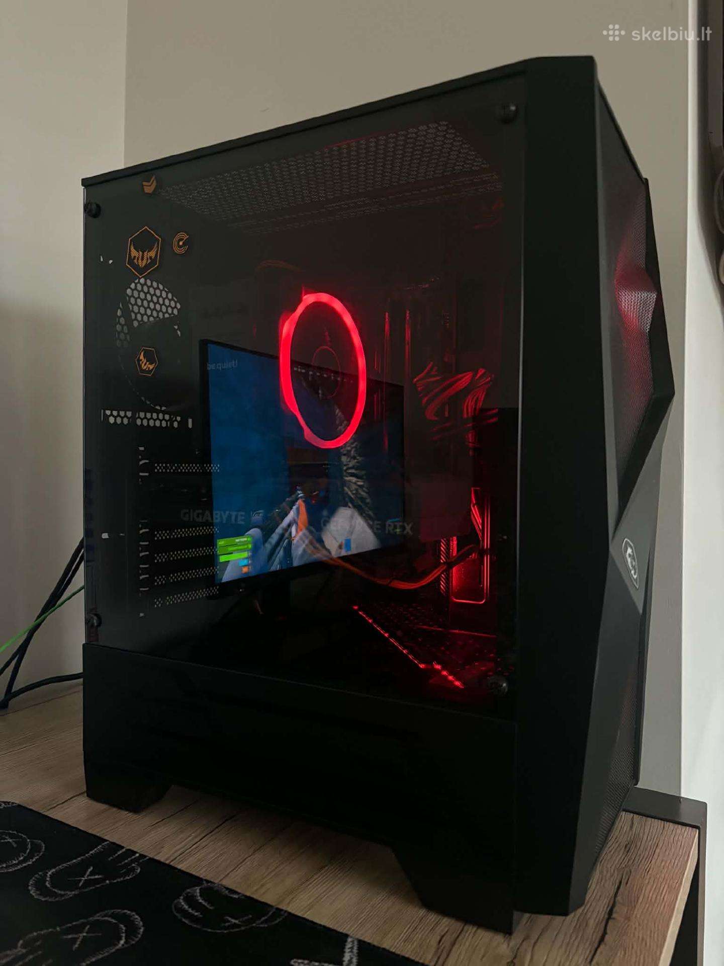 Stacionarus, žaidimų Pc Amd Ryzen 7 5800x3d 4060ti