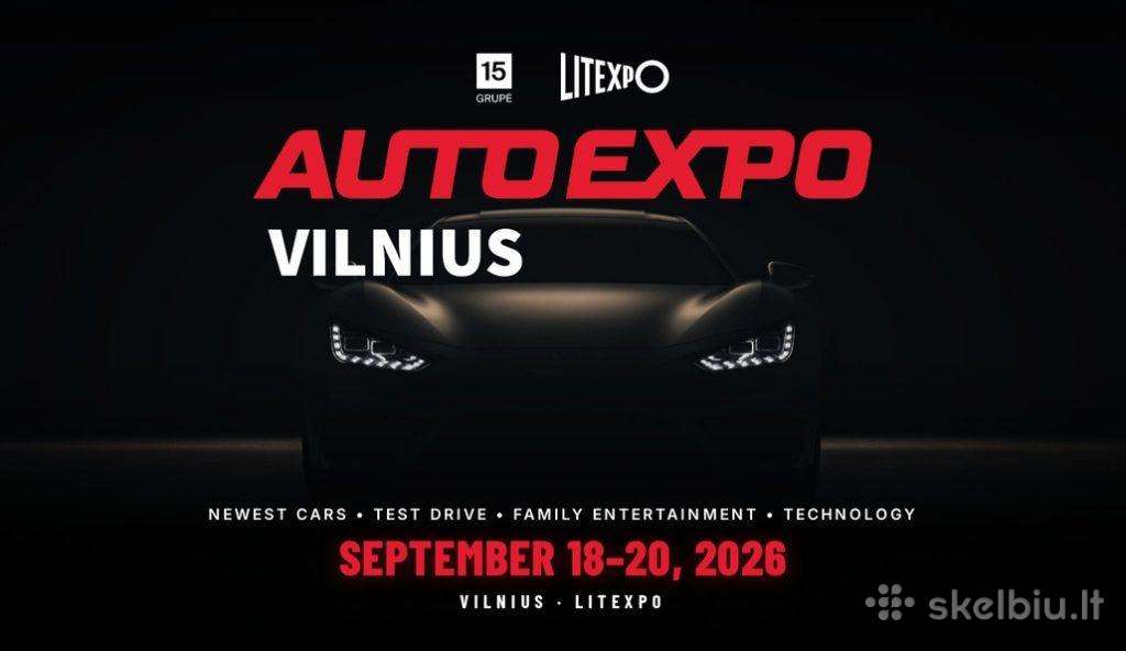 Autoexpo Vilnius 4 bilietai