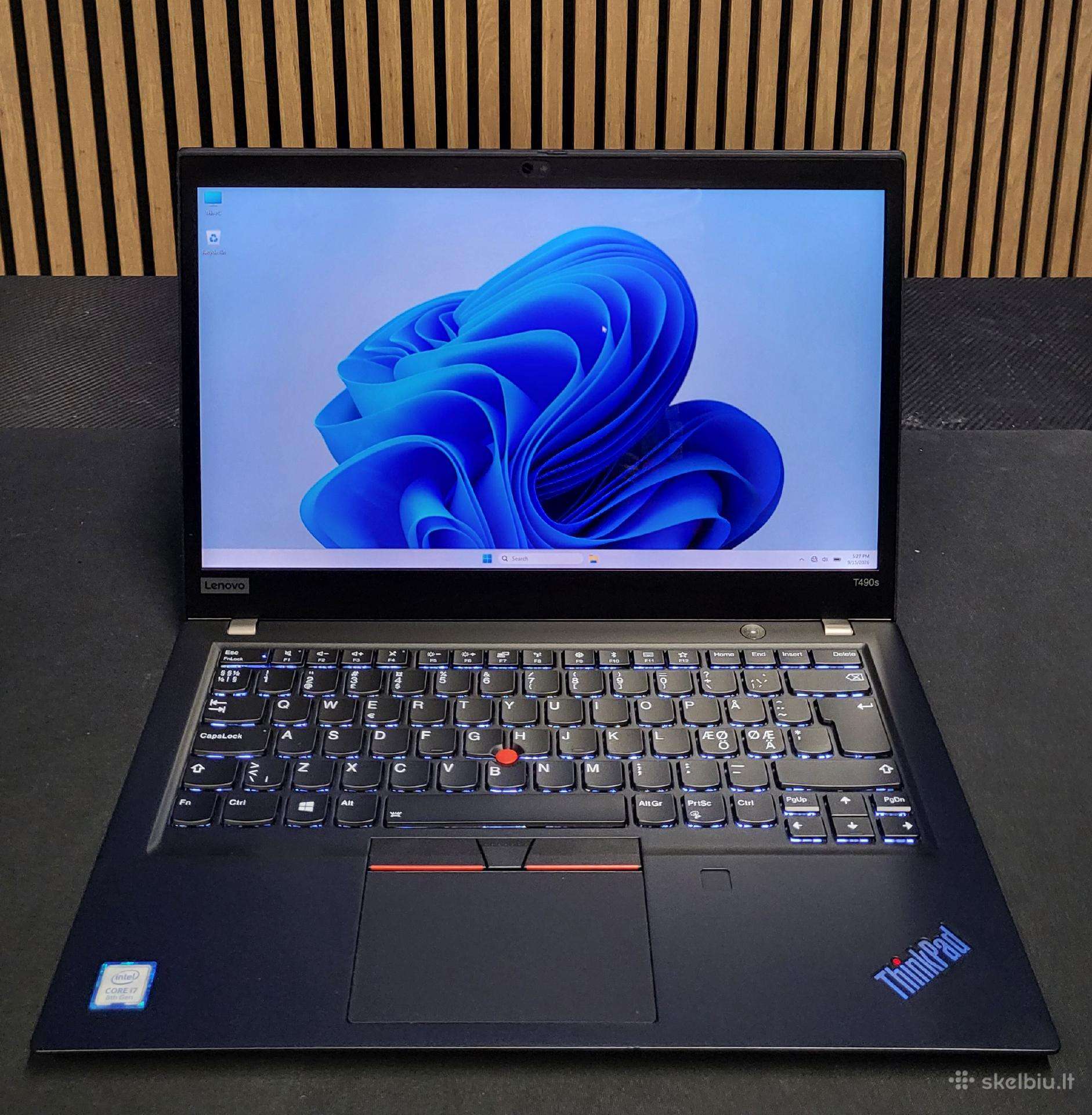Lenovo T490s/ i7 8565/ 16 GB Ddr4 / 512 Nvme / Qhd