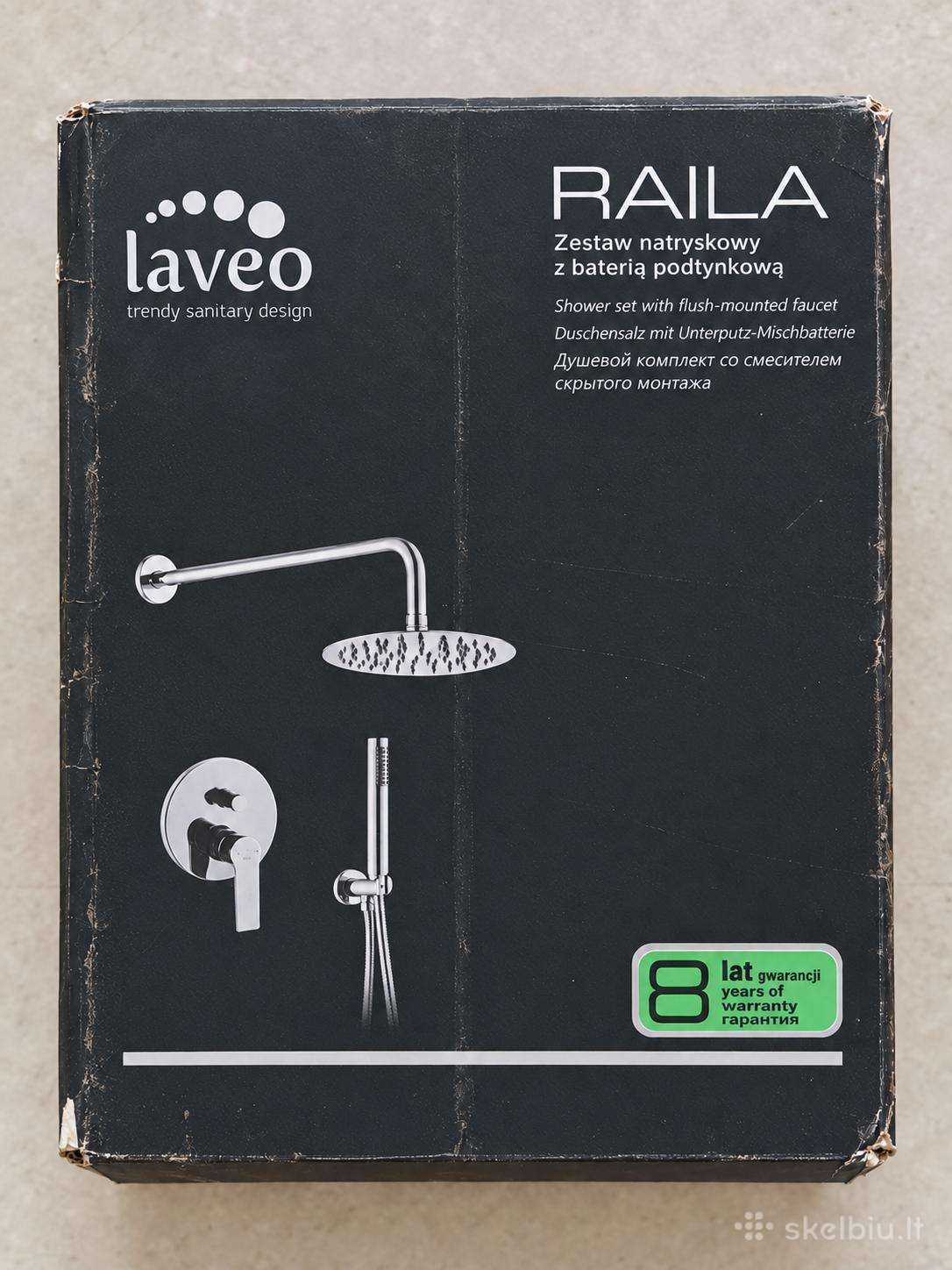 Laveo Raila dušo komplektas, originali dėžė