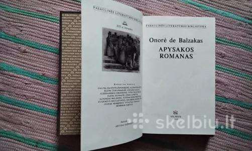 Balzakas Apysakos Romanas O. Balzakas