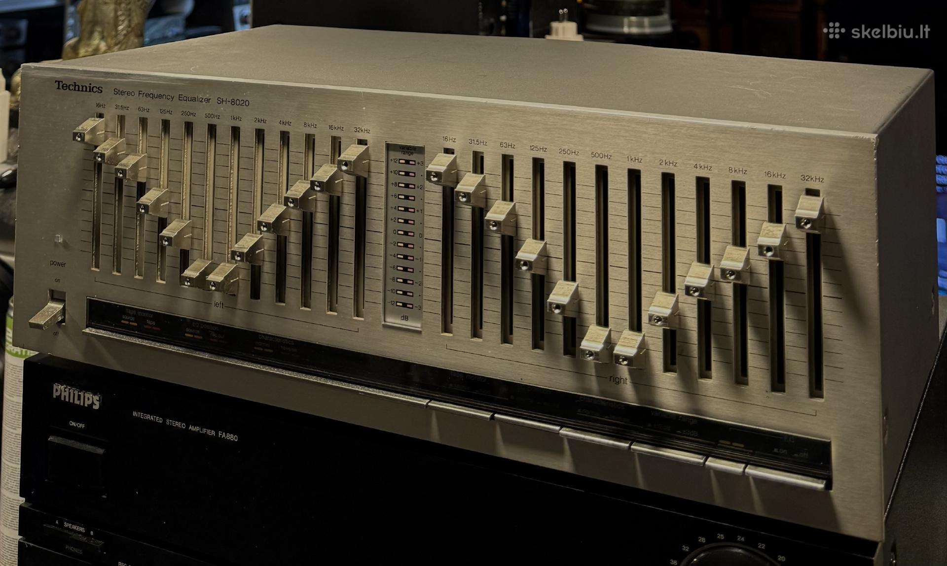 Technics sh-8020 / ekvalaizeris / ekvalaizeriai