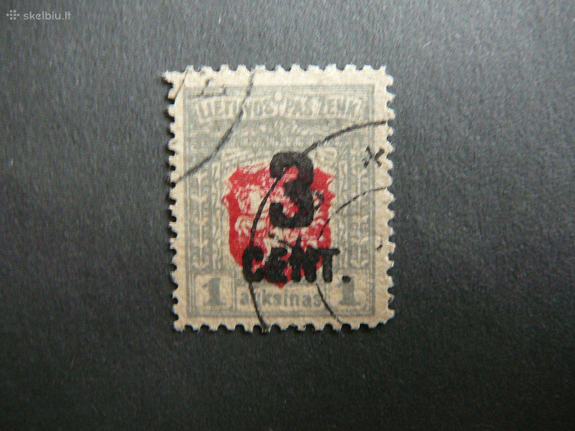 Lietuva 1922 3ct/1a antsp. lit151a