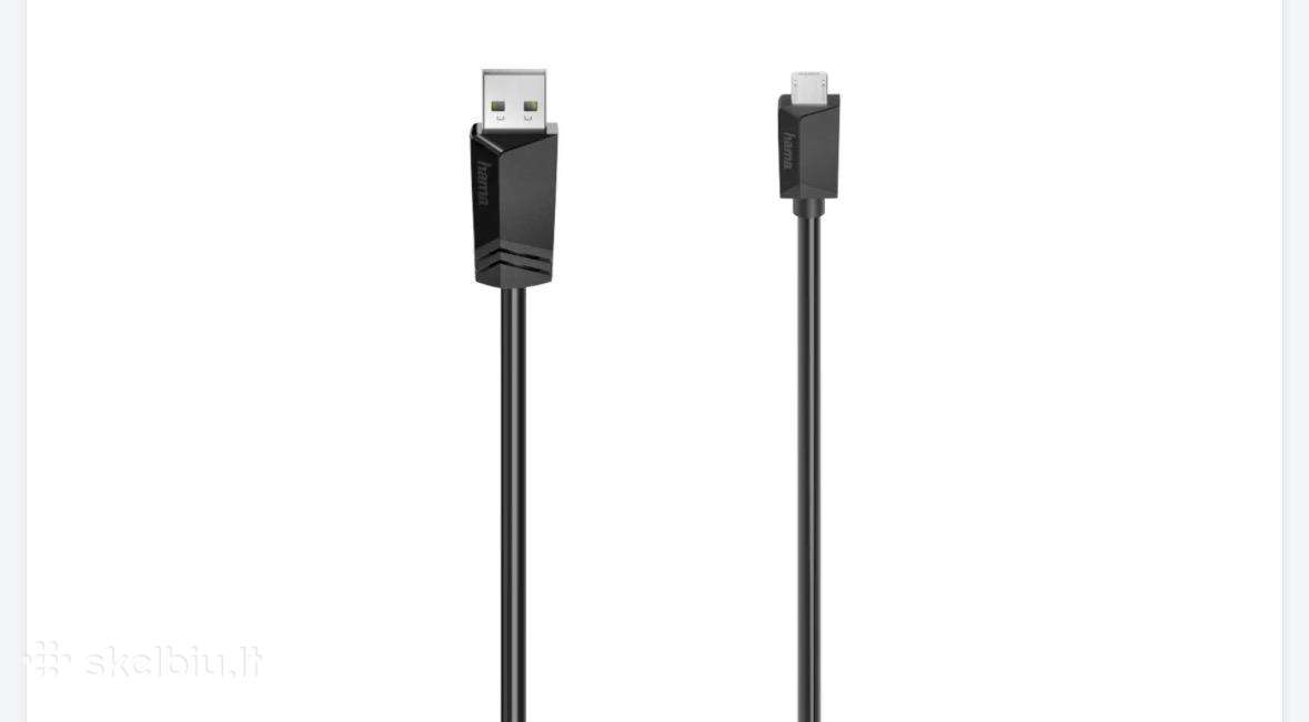 Naujas Hama Micro Usb laidas (3 metrai)