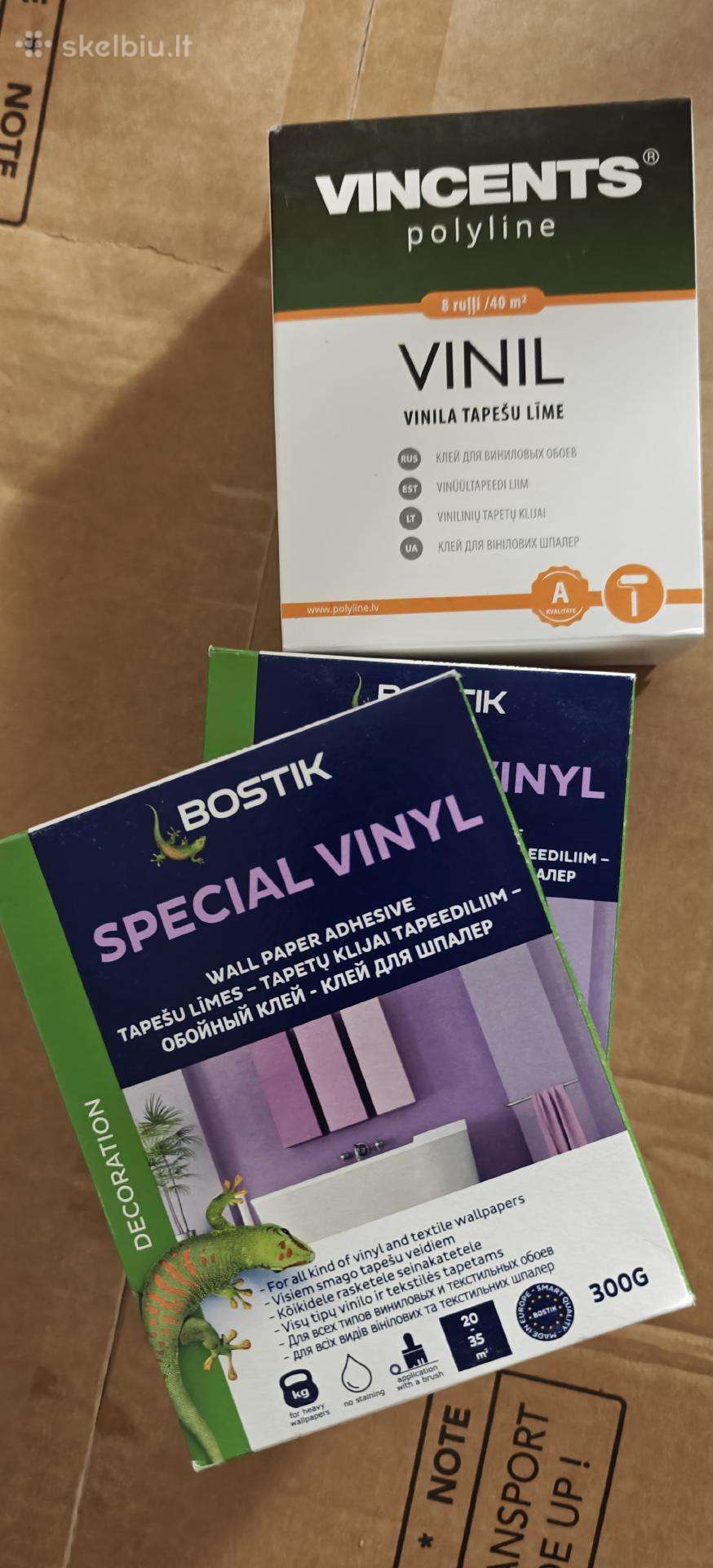 Bostik viniliniai tapetų klijai