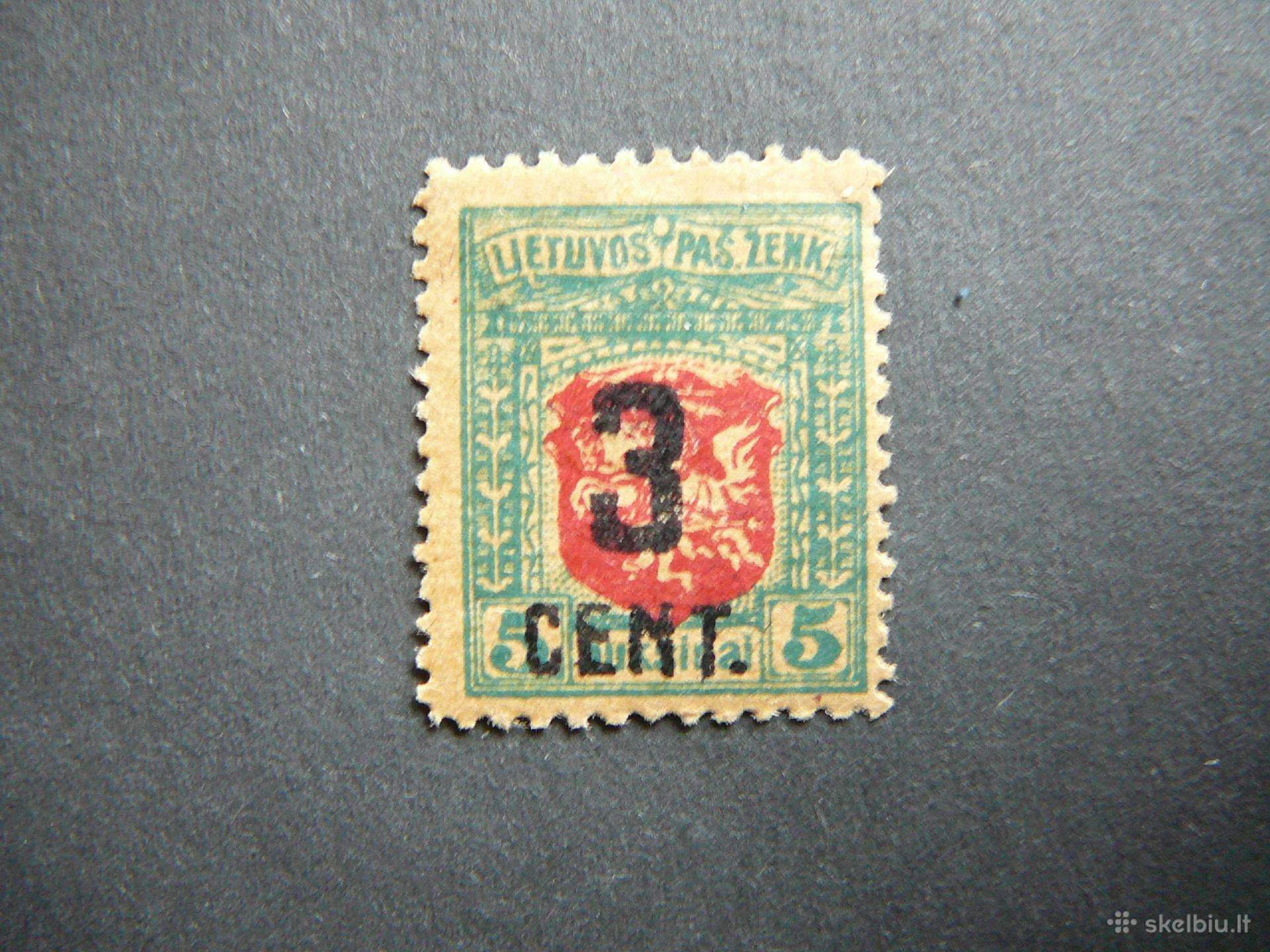 Lietuva 1922 3ct/5a svarus lit153s