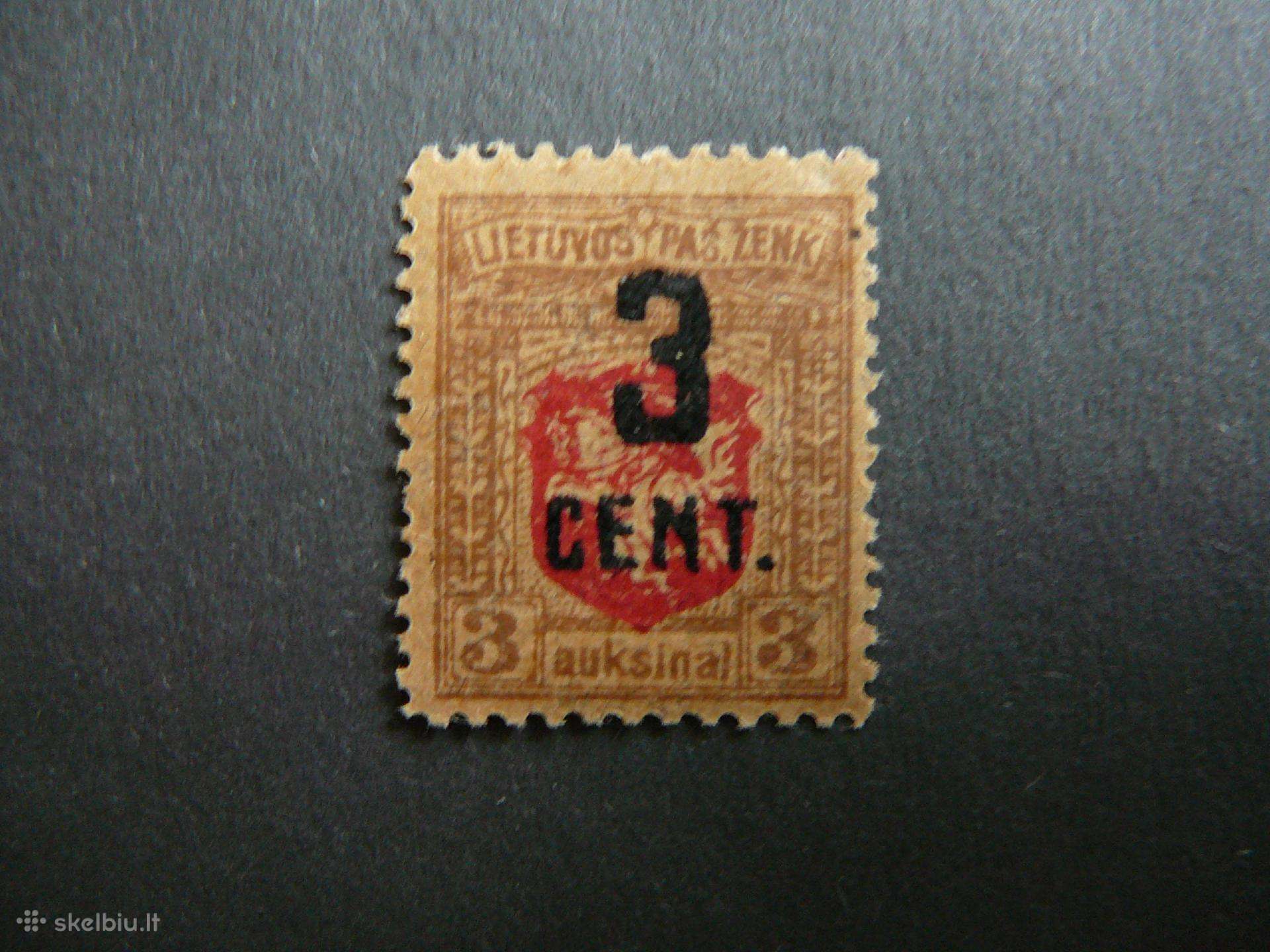 Lietuva 1922 3ct/3a svarus lit152s