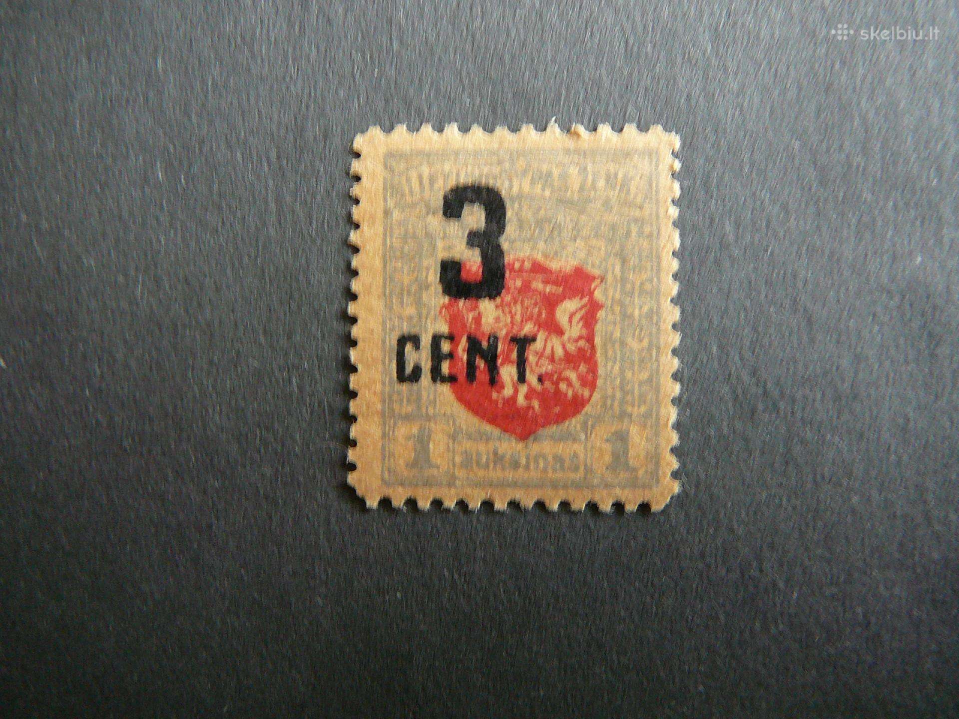 Lietuva 1922 3ct/1a svarus lit151s