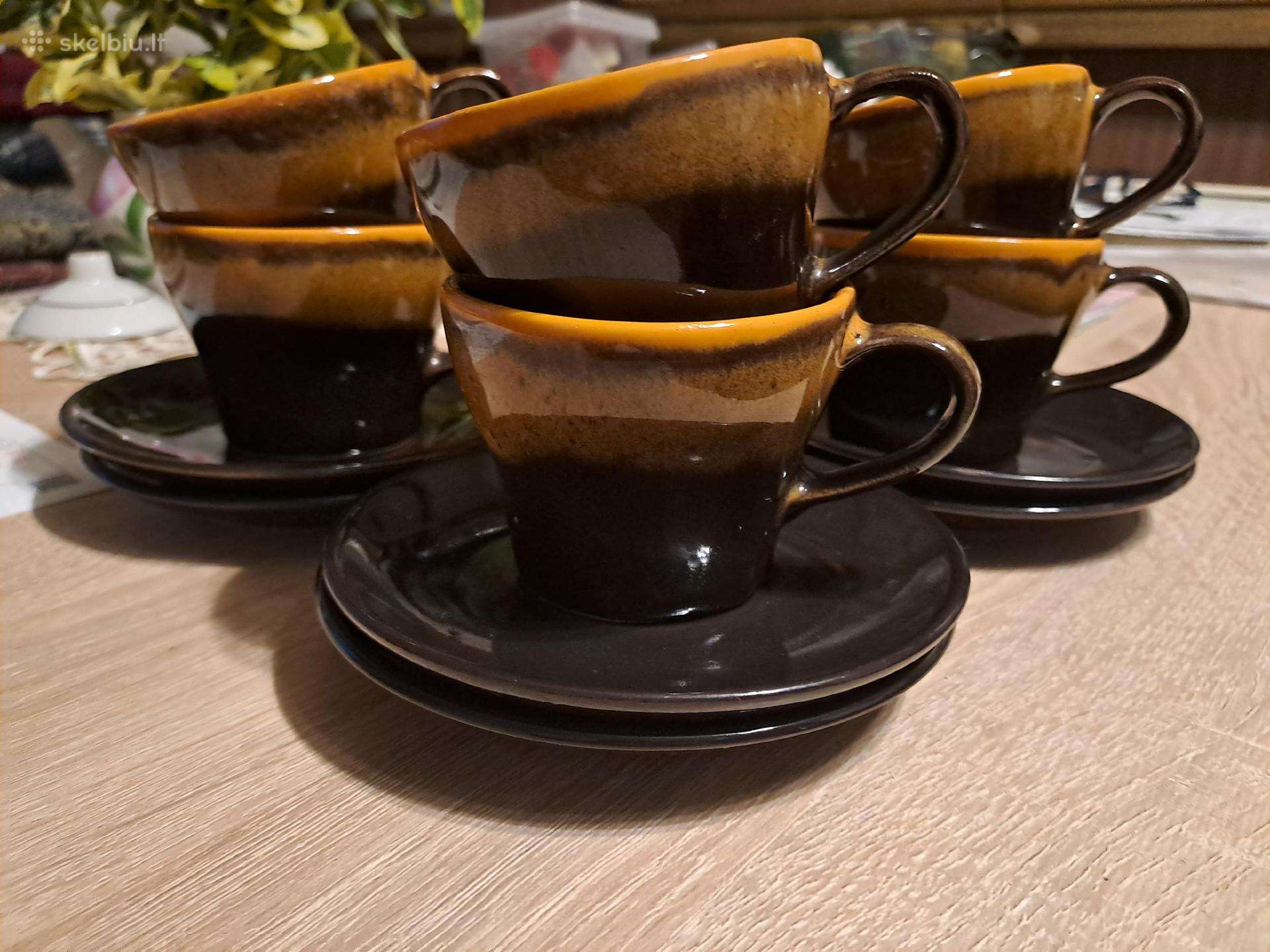 Kavos espresso rinkinys keramikinis