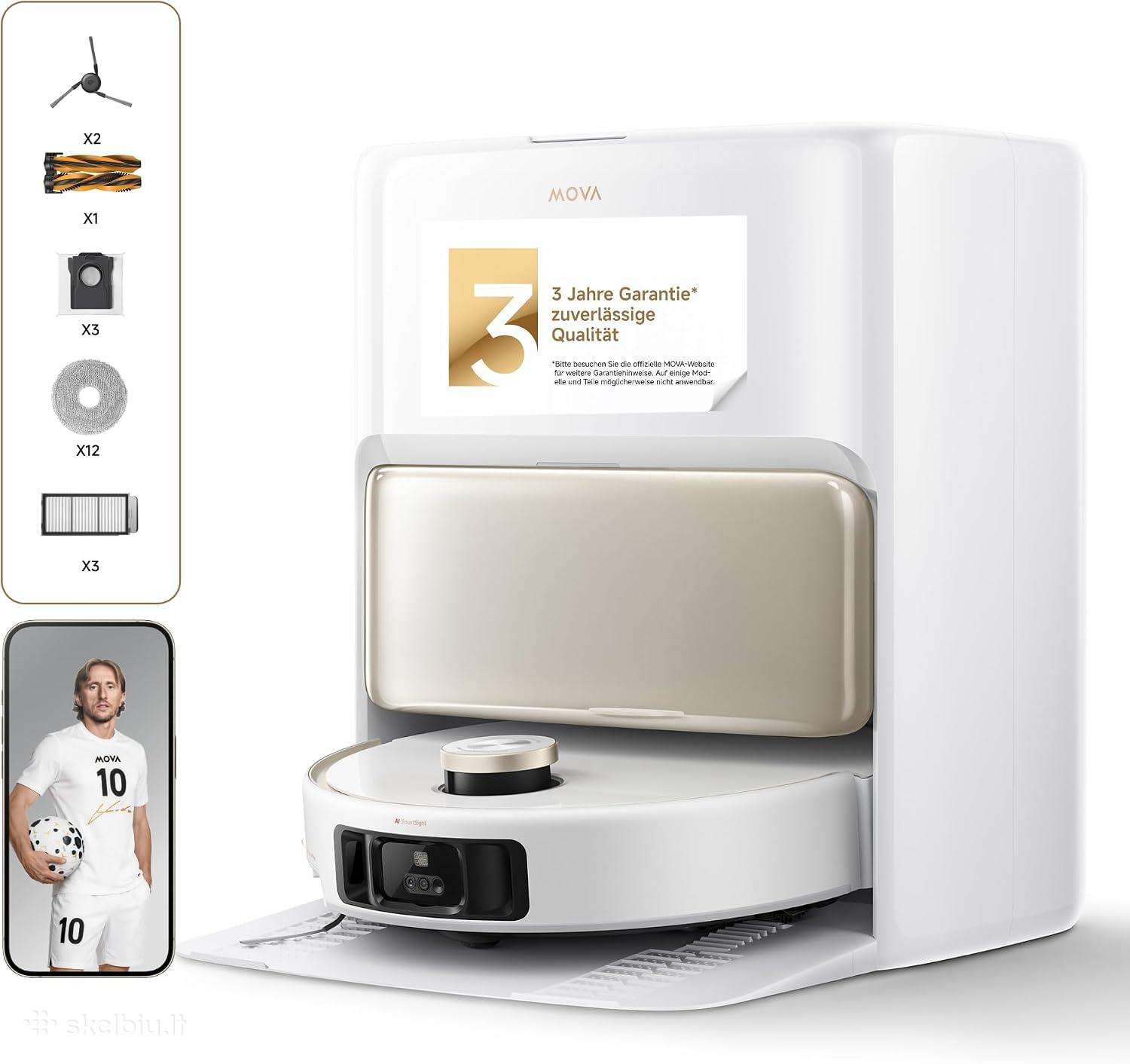 Mova V50 Ultra robotas siurblys