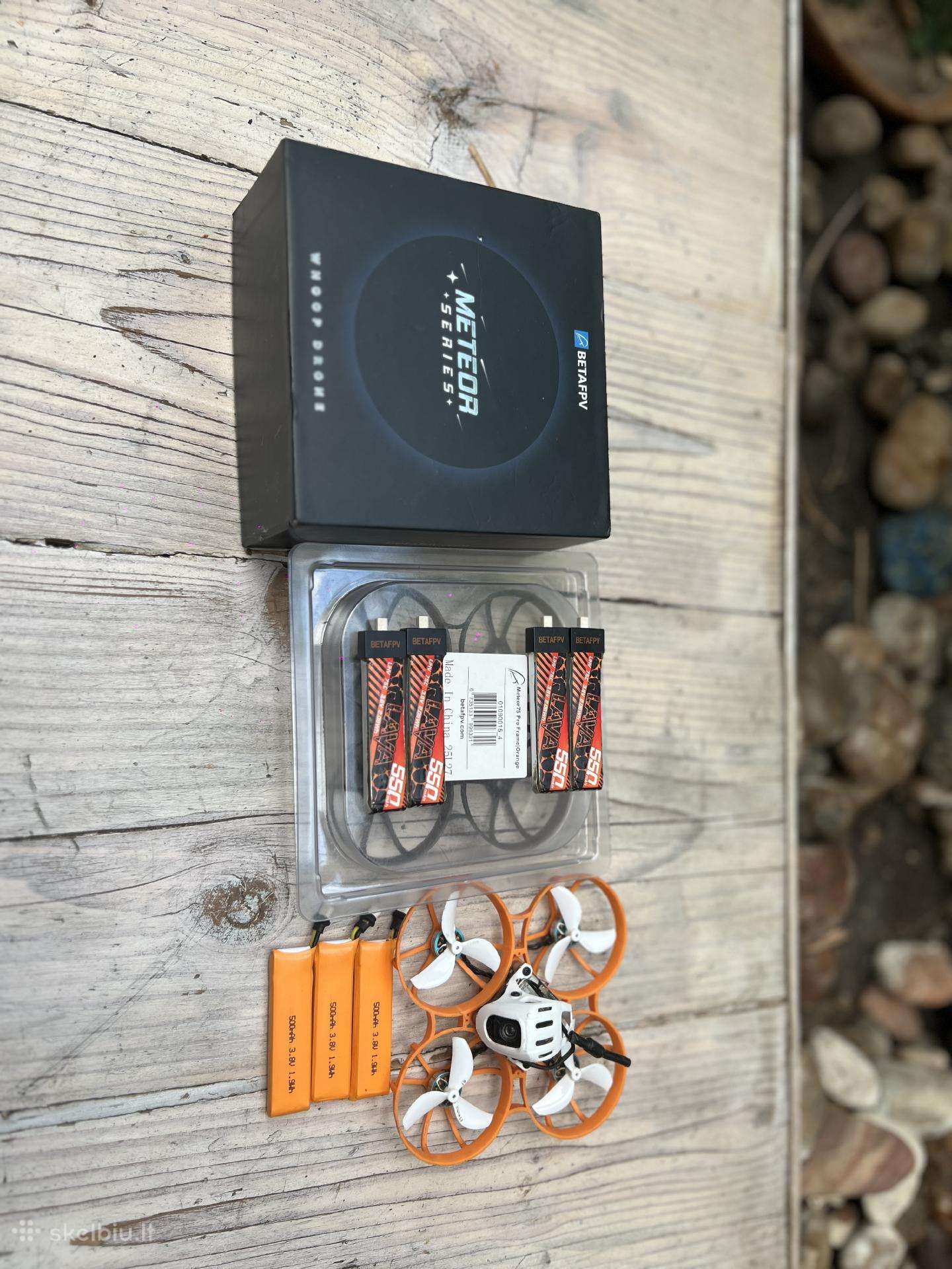 Betafpv meteor 75 pro o4 + 7 baterijomis