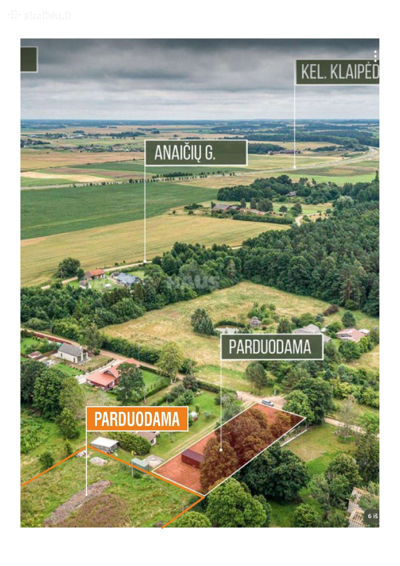 Parduodamas žemės slypas