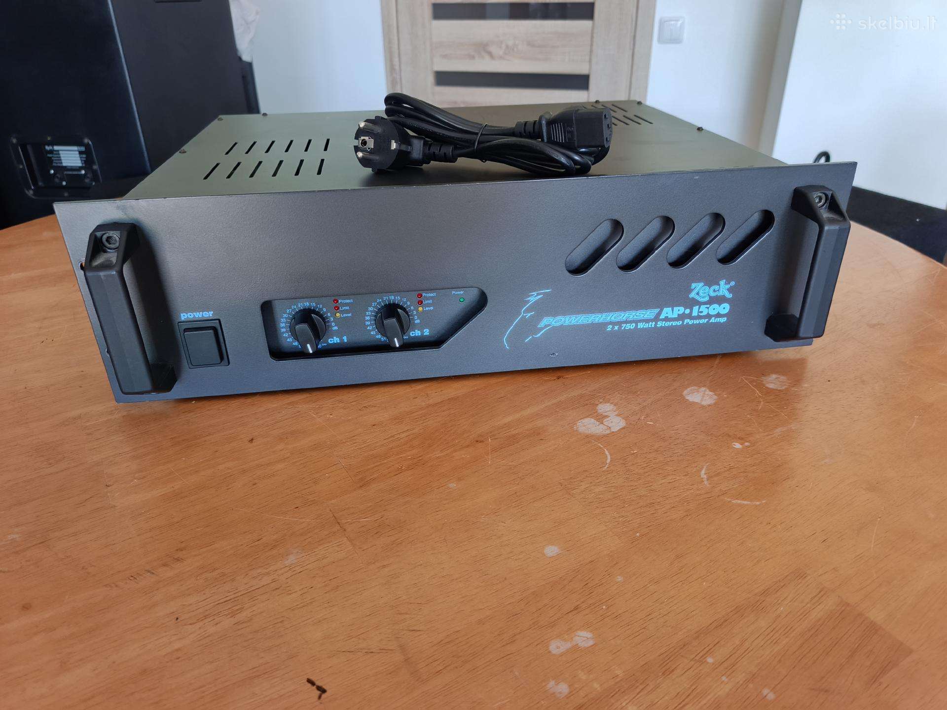 Stiprintuvas Zeck audio ap 1500