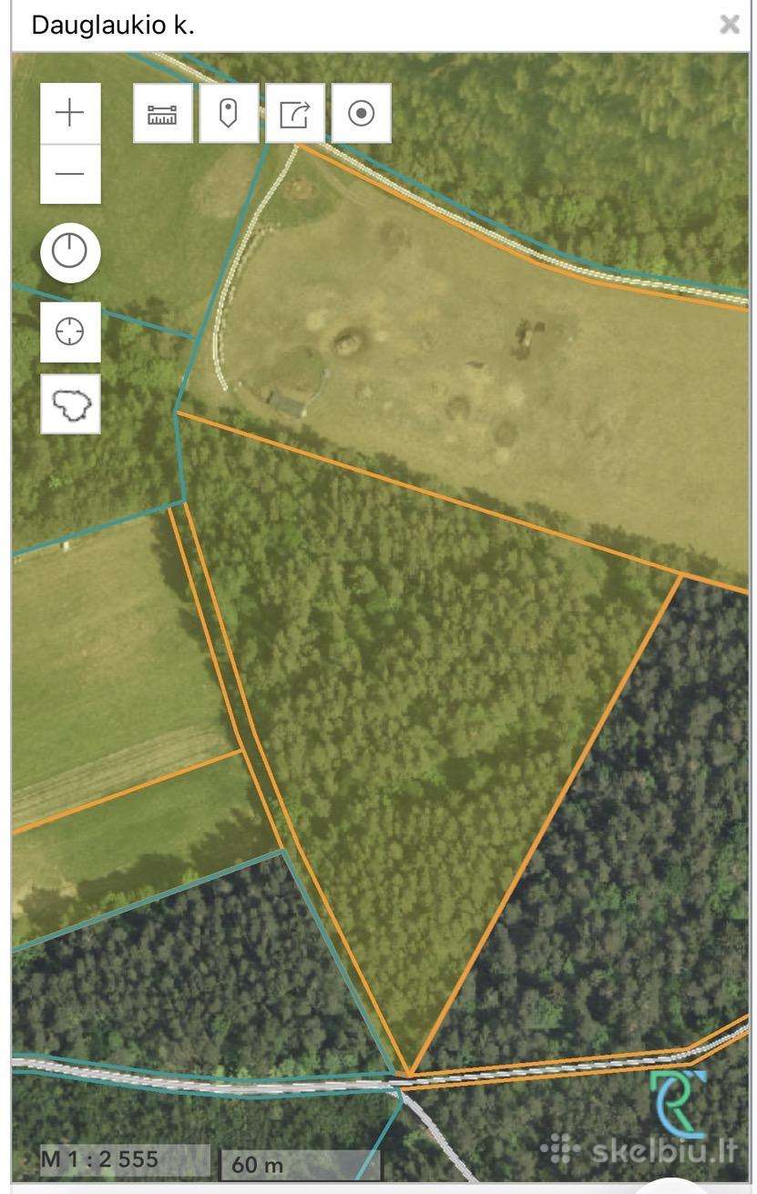 Parduodamas 2,10 Ha Miško Sklypas Tauragės Rajone