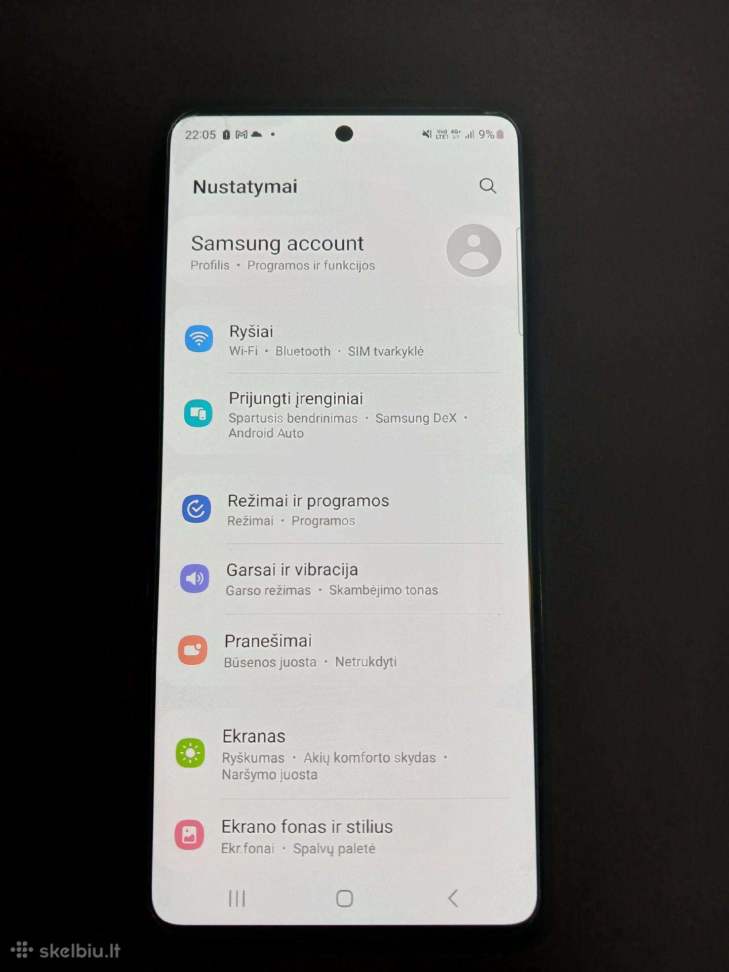 Sveiki parduodų Galaxy s20 Fe 5G