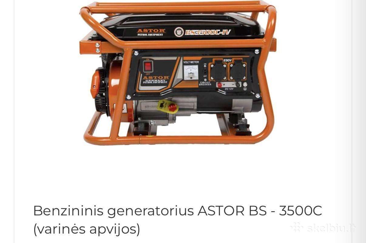 Astor benzininis generatorius