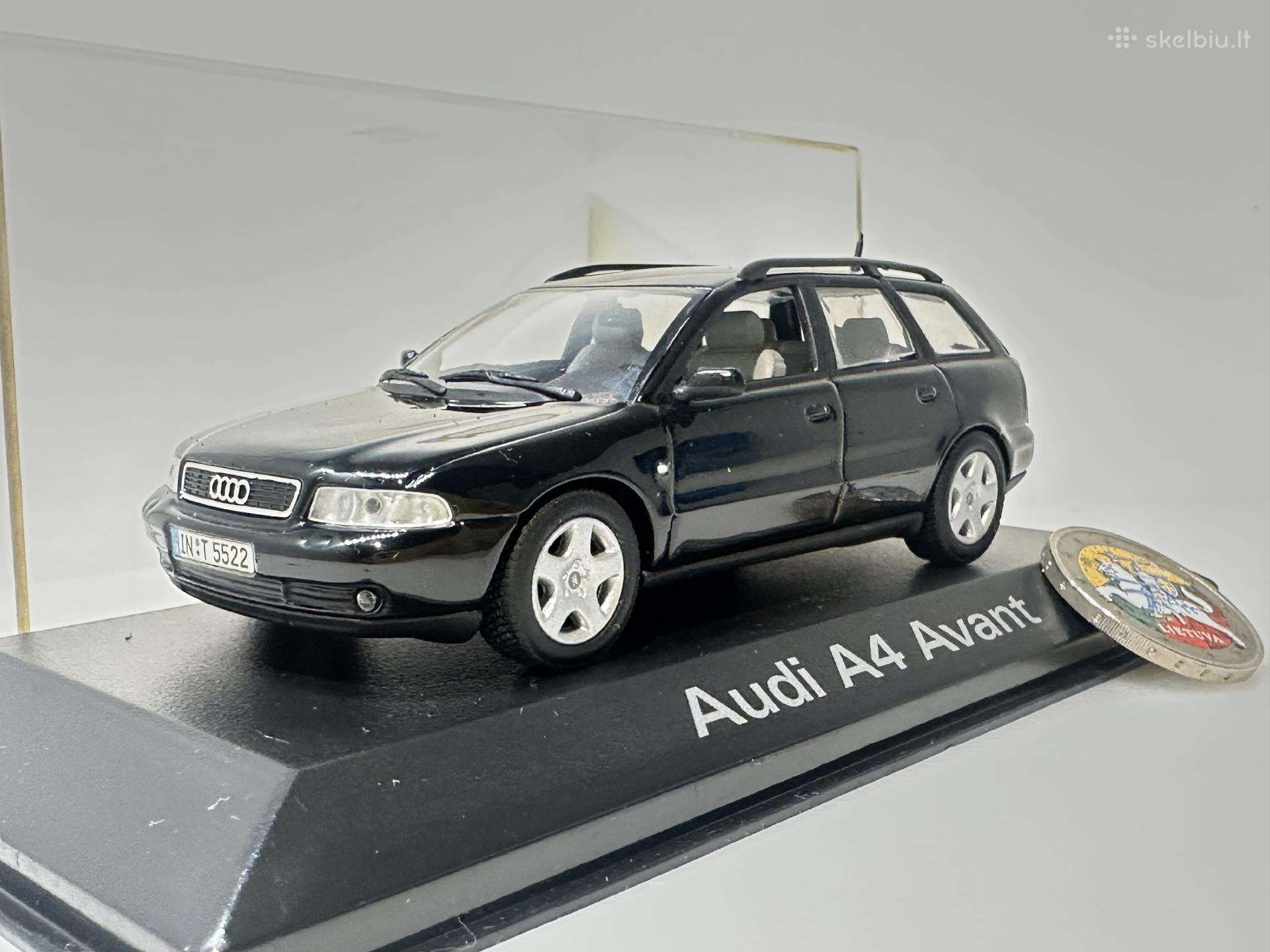 Audi A4 Avant B5 1995 juoda 1:43 Minichamps