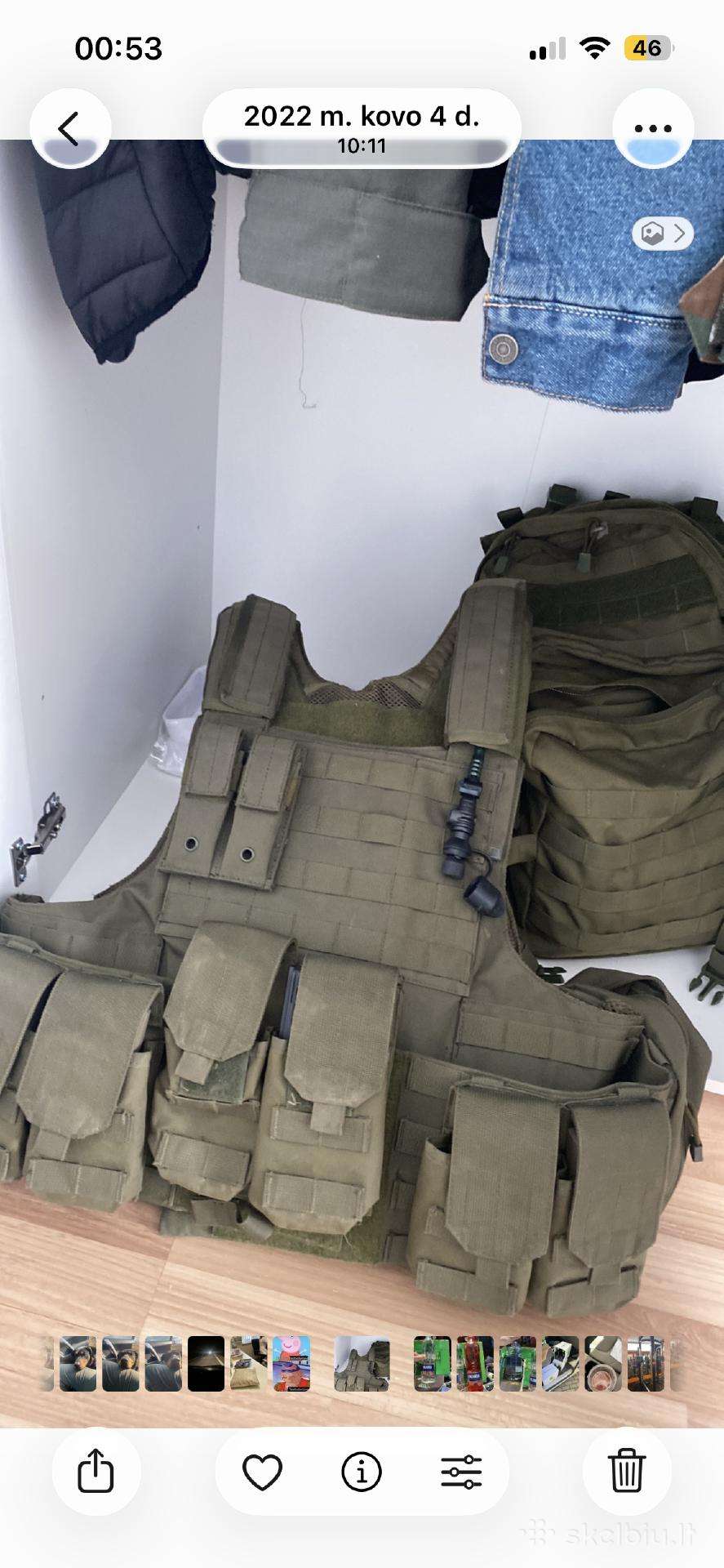 Airsoft taktine liemene