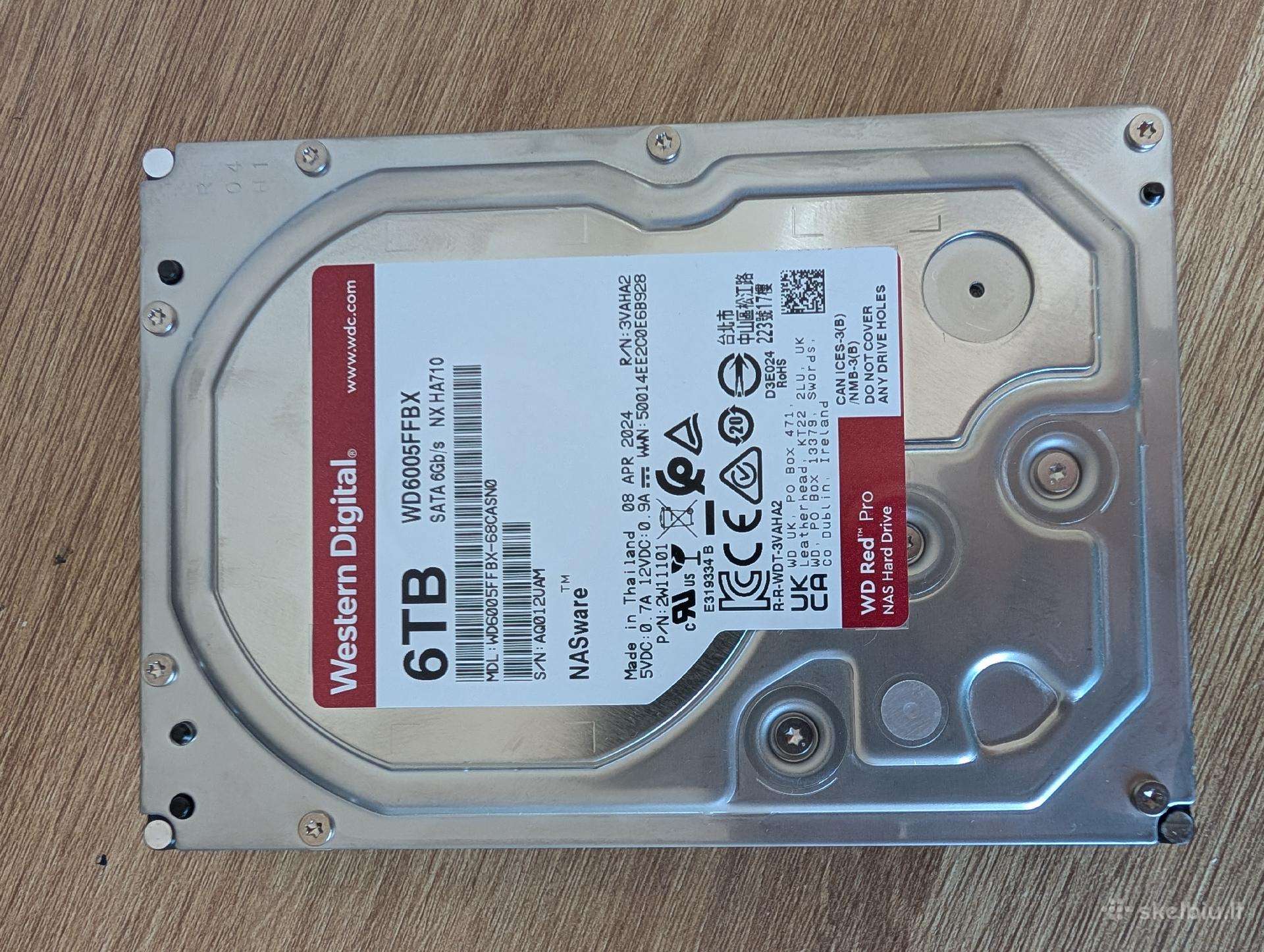 Wd Red Pro 6tb Nas HDD – Wd6005ffbx