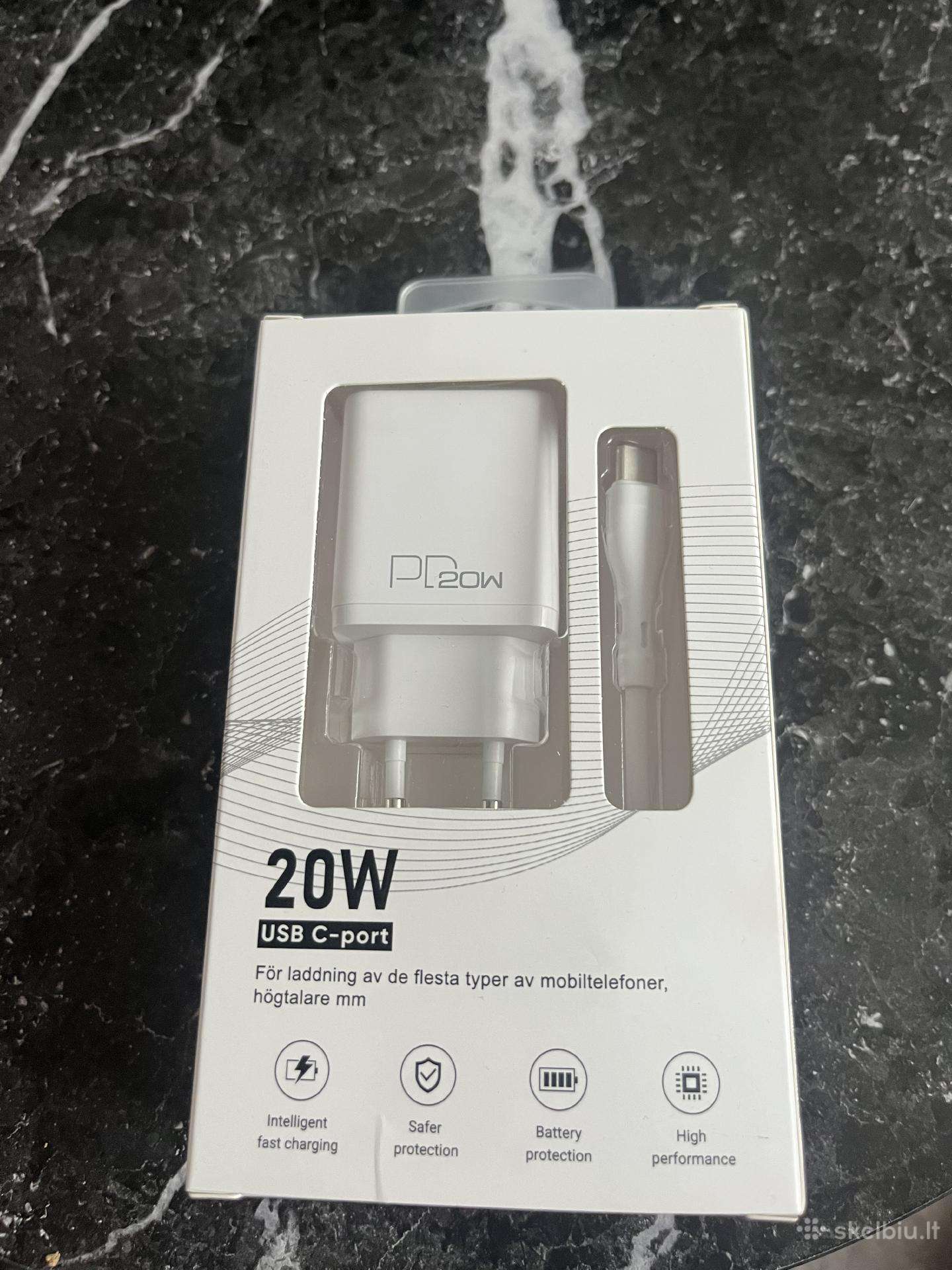 20w pakrovejas ir adapteris