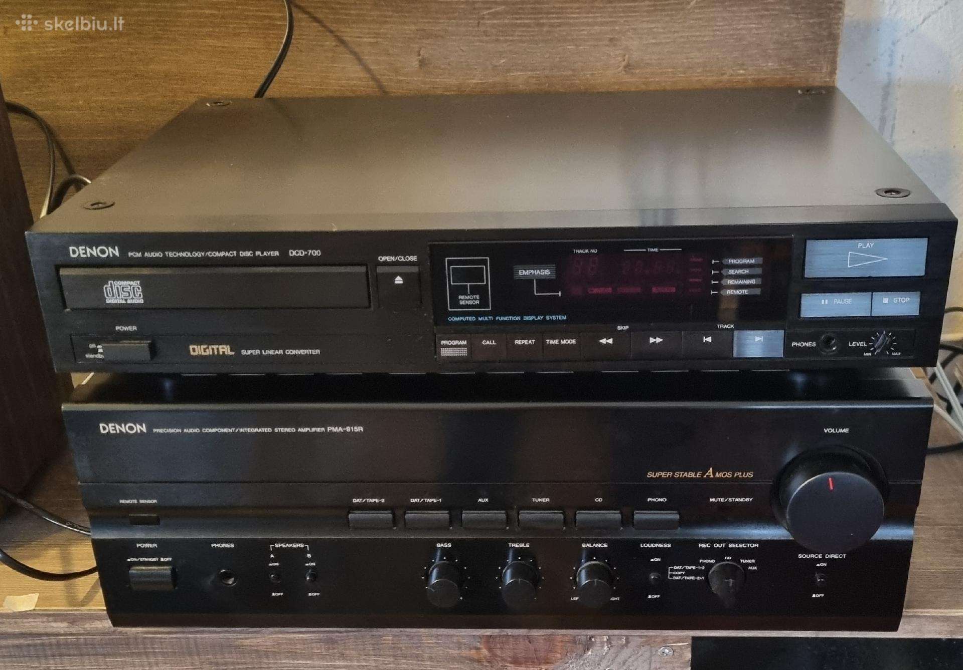 Denon stiprintuvas Pma-915r + Dcd-700 + pultas