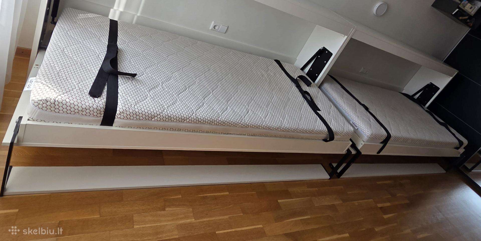 Transformuojamos vaikų kambario lovos 2vnt.