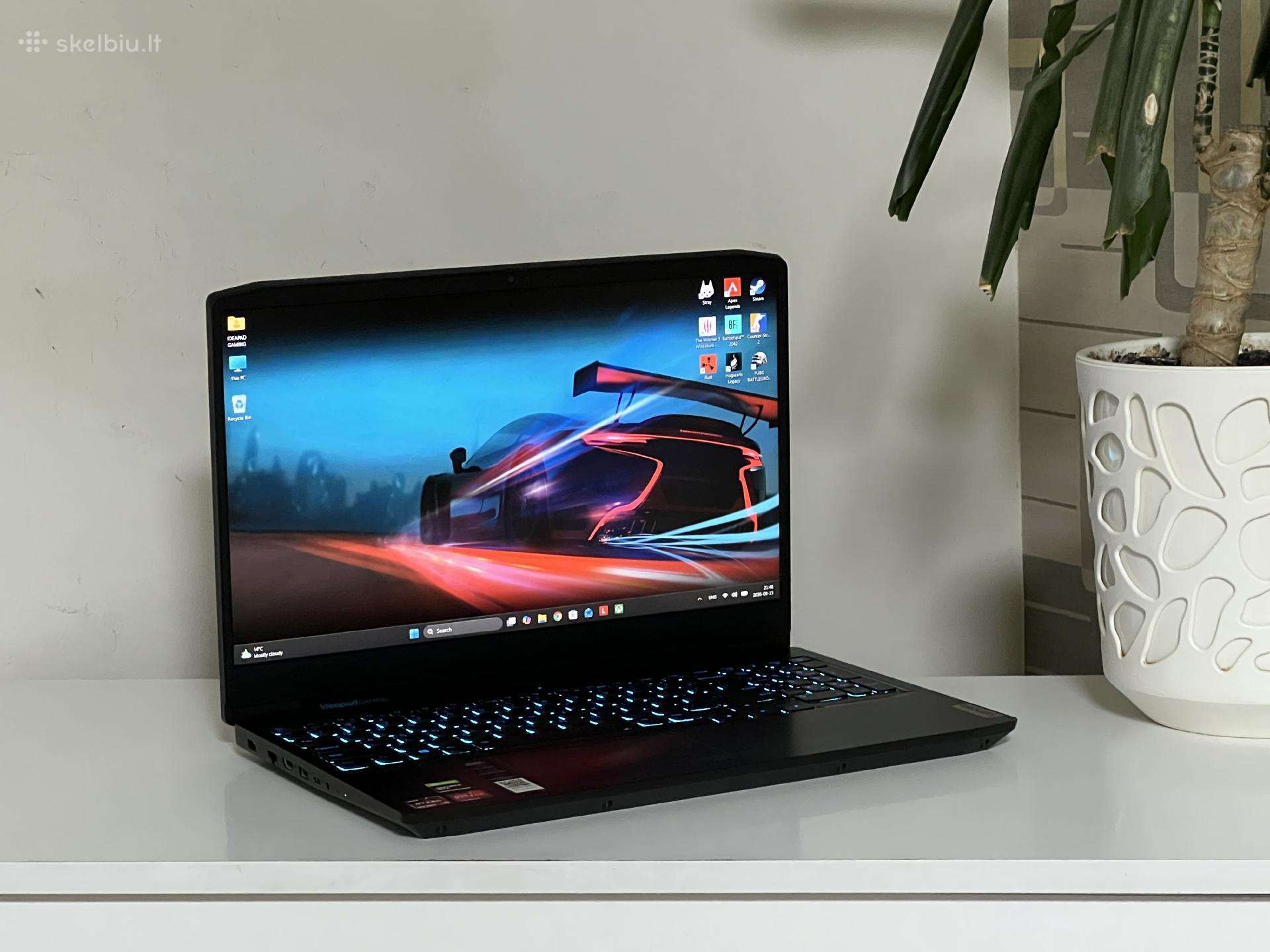 Parduodamas Ideapad Gaming su Gtx 1650, Ryzen 5.