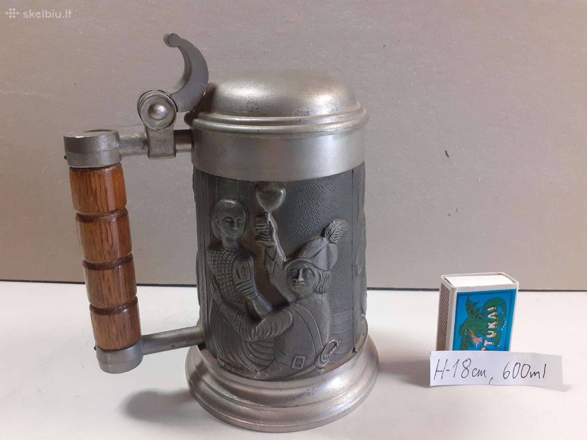 Kolekcijnis vokiškas SKS design vintažinis bokalas