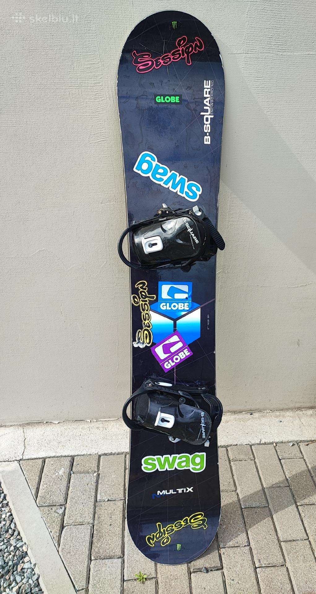 Parduodu 160 cm snowboard lentą „Globe B-square“