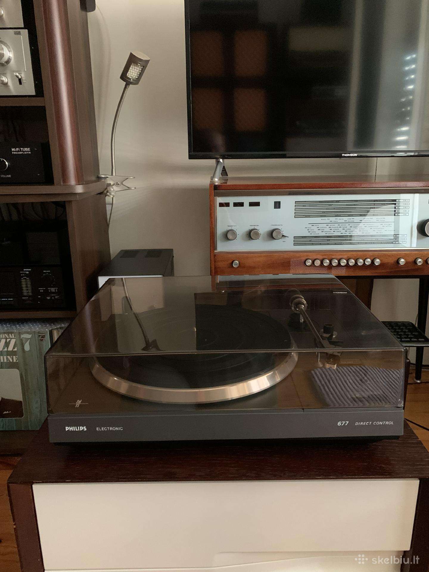 Philips 677 + Shure M 55e