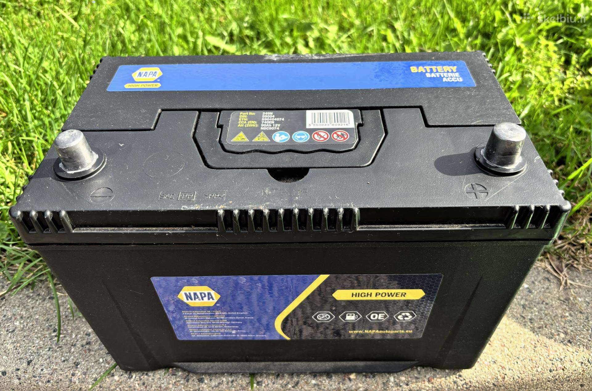 Naudotas akumuliatorius Napa 90ah 740a
