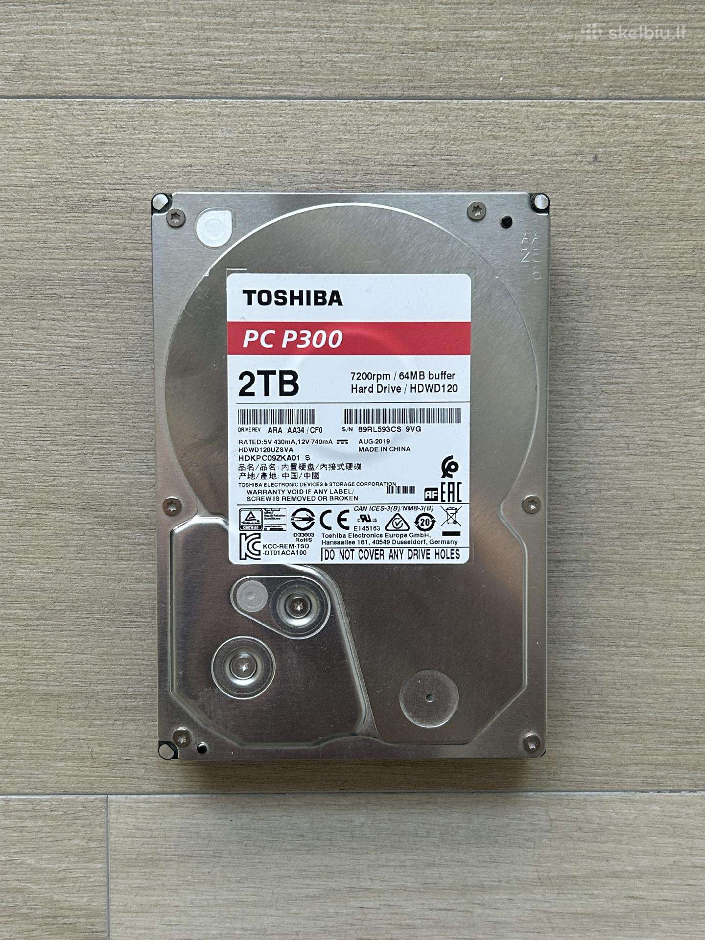 Toshiba 2tb HDD