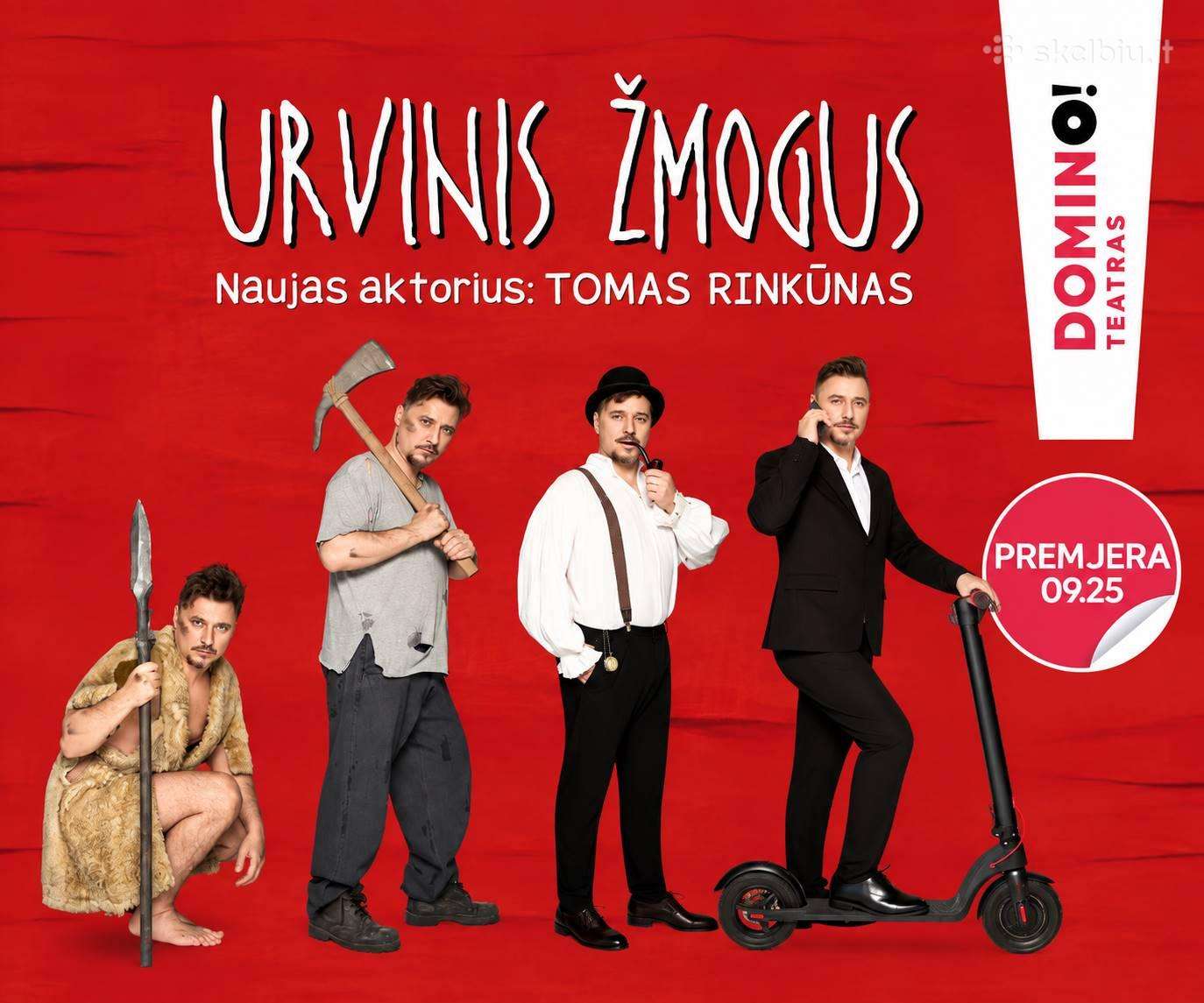 2 bilietai į Urvinis Žmogus (Premjera)