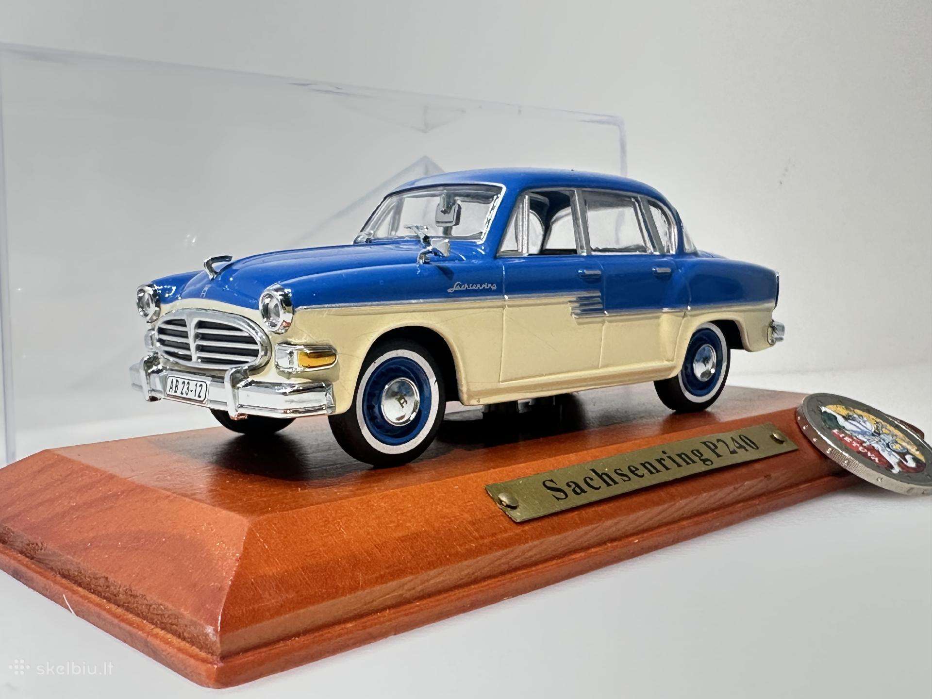Horch Sachsenring P240 1956 mėlyna/balta 1:43 A
