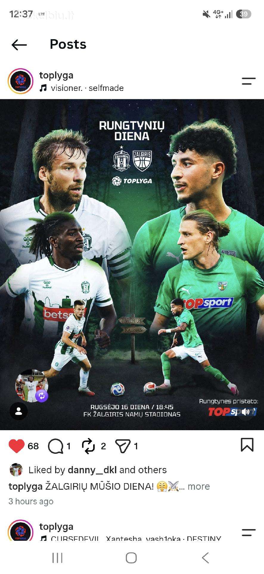 Futbolas Žalgirių derbis!