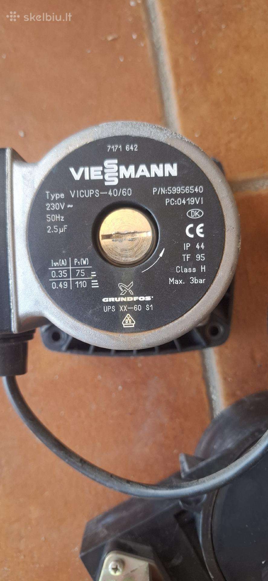 Viessmann vitopend cirk. siurblys ir šilumokaitis