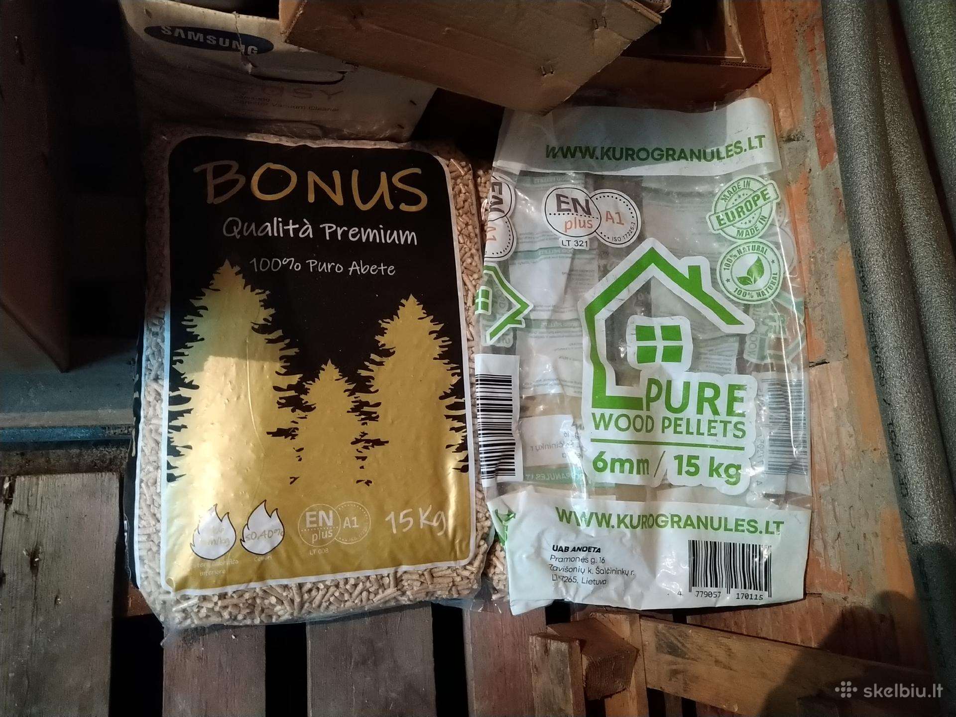Perku 6/7 paletės medienos granulių