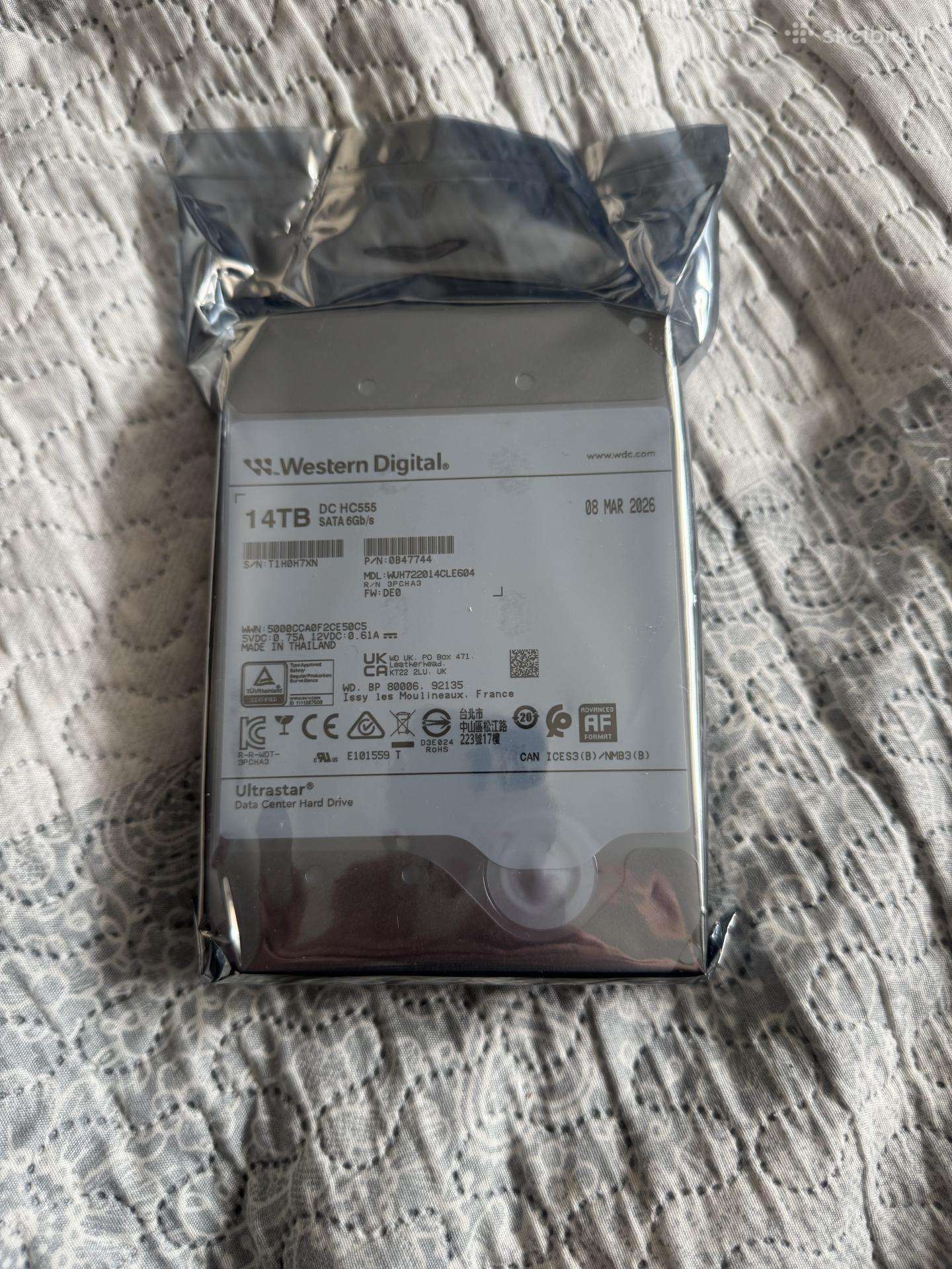 Wd 14tb ulltrastar hc555
