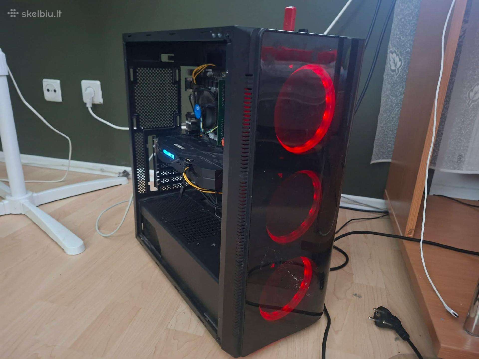Žaidimų kompiuteris – i5-9600k / Gtx 1650 / 16gb