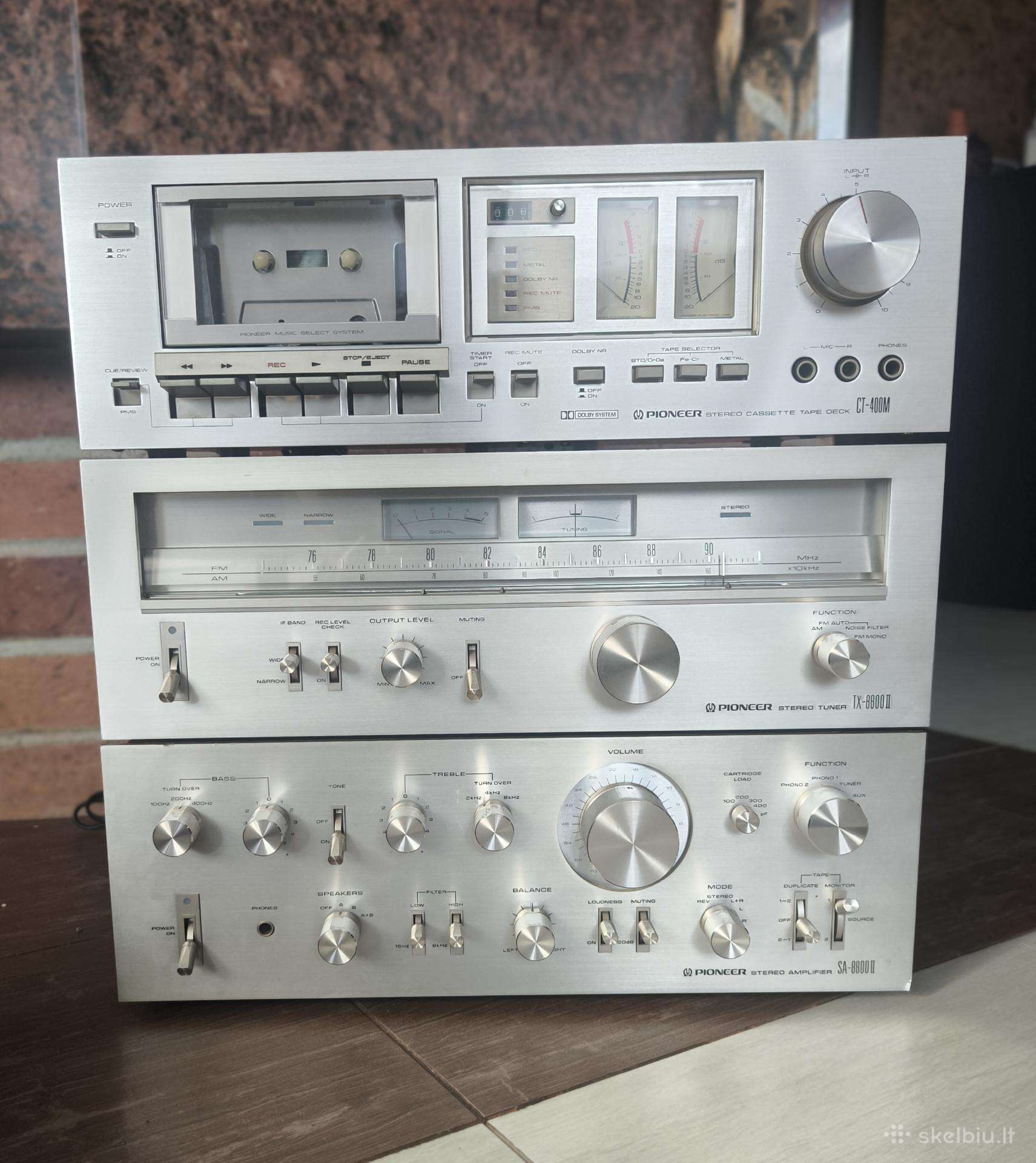 Pioneer Sa-8800ii, Tx-8800ii, Ct-400m