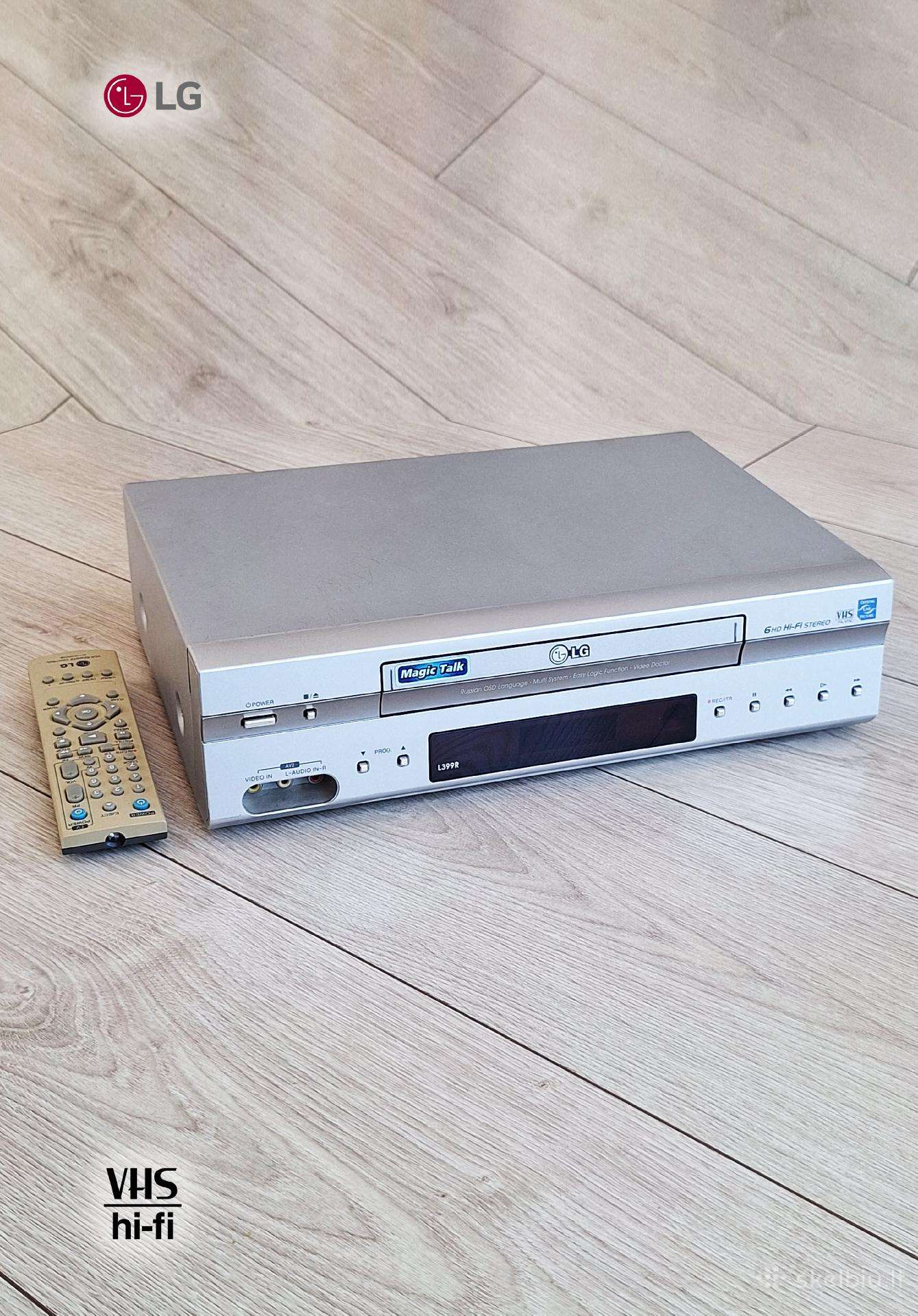 LG L399r Vhs kasečių grotuvas, vaizdo magnetofonas