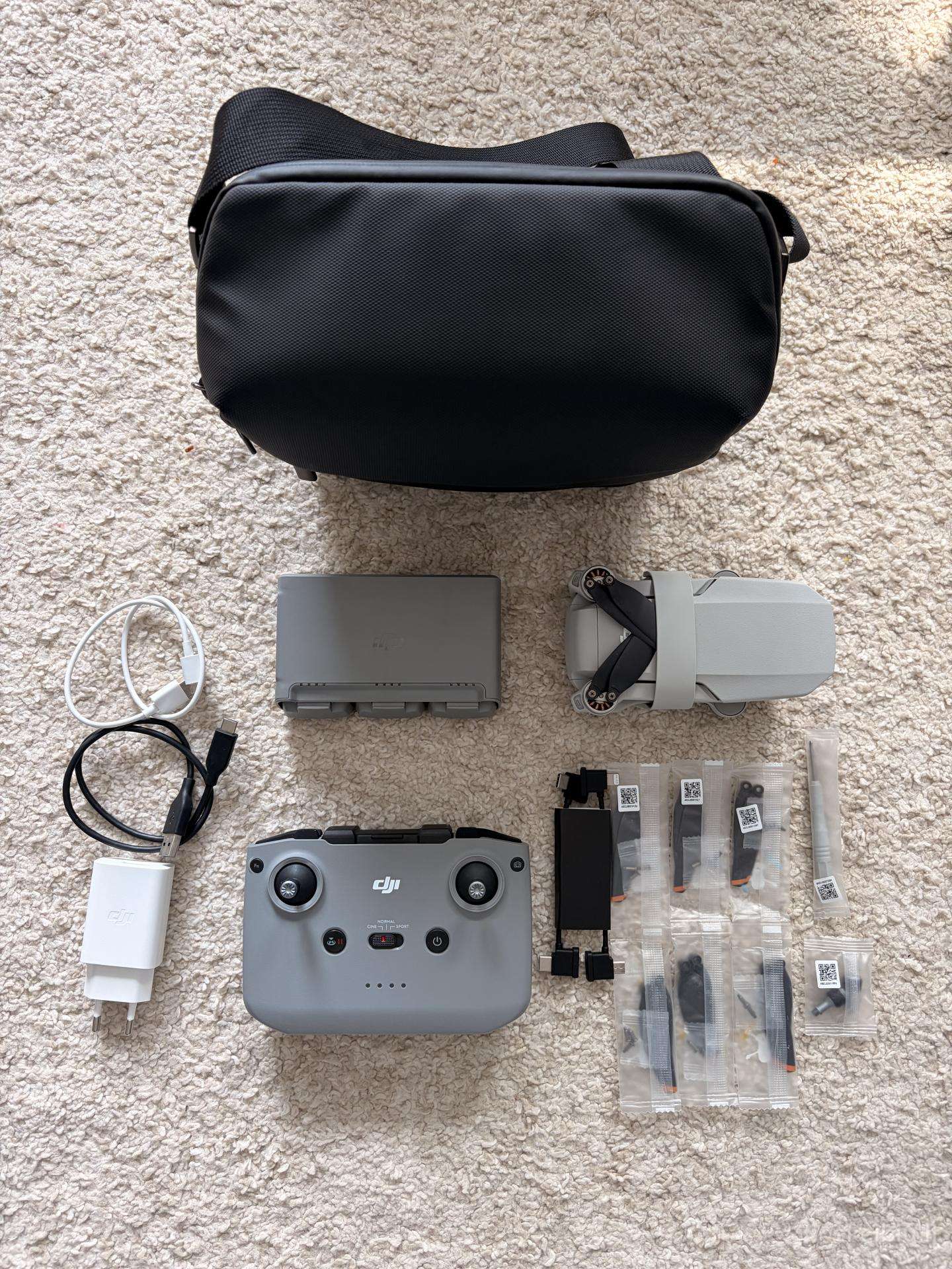 Puikios būklės Dji Mini 2 Fly More Combo