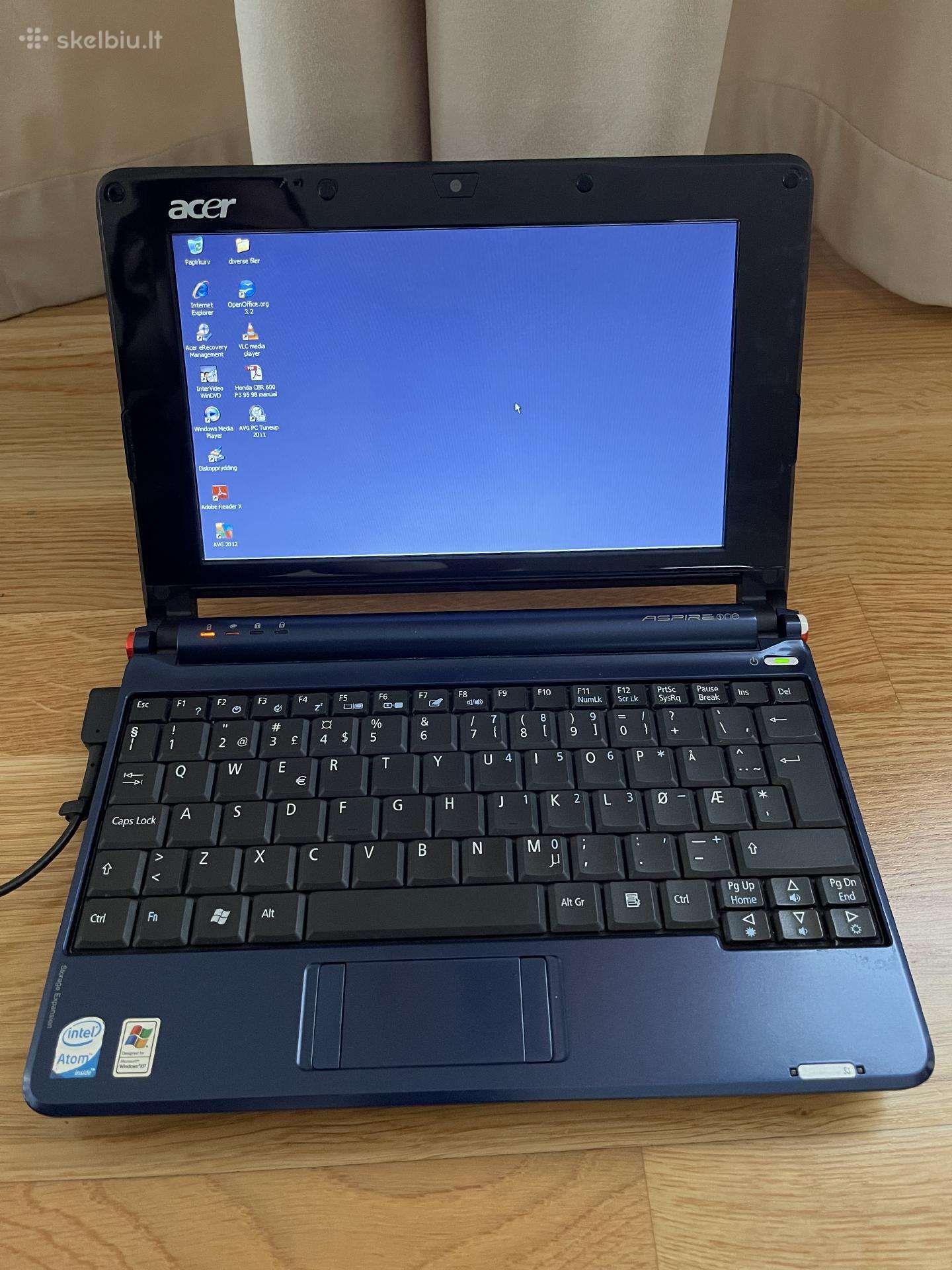 Acer Aspire One Zg5 nešiojamas kompiuteris